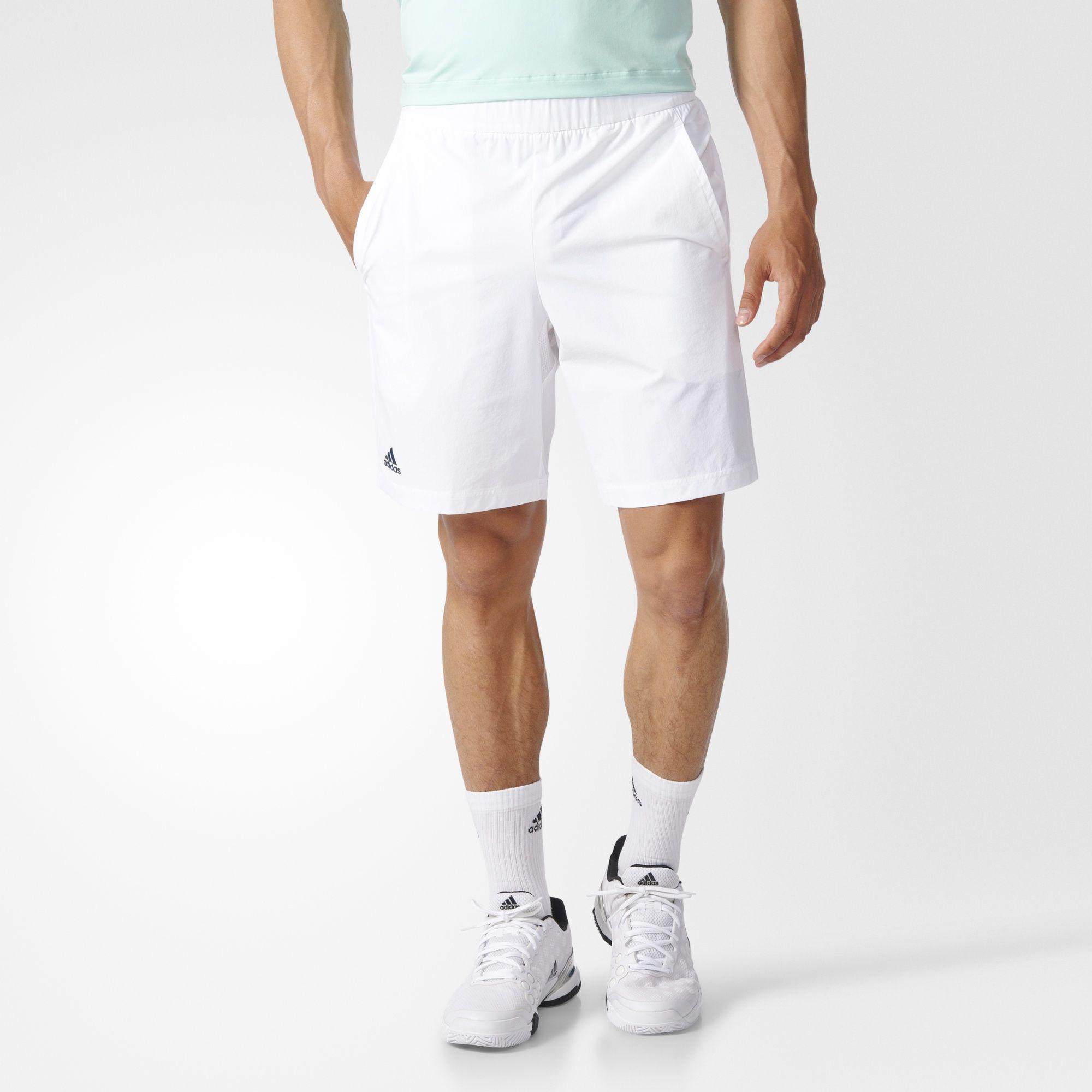 Adidas Mens Prime Fit Pro Shorts White/Navy