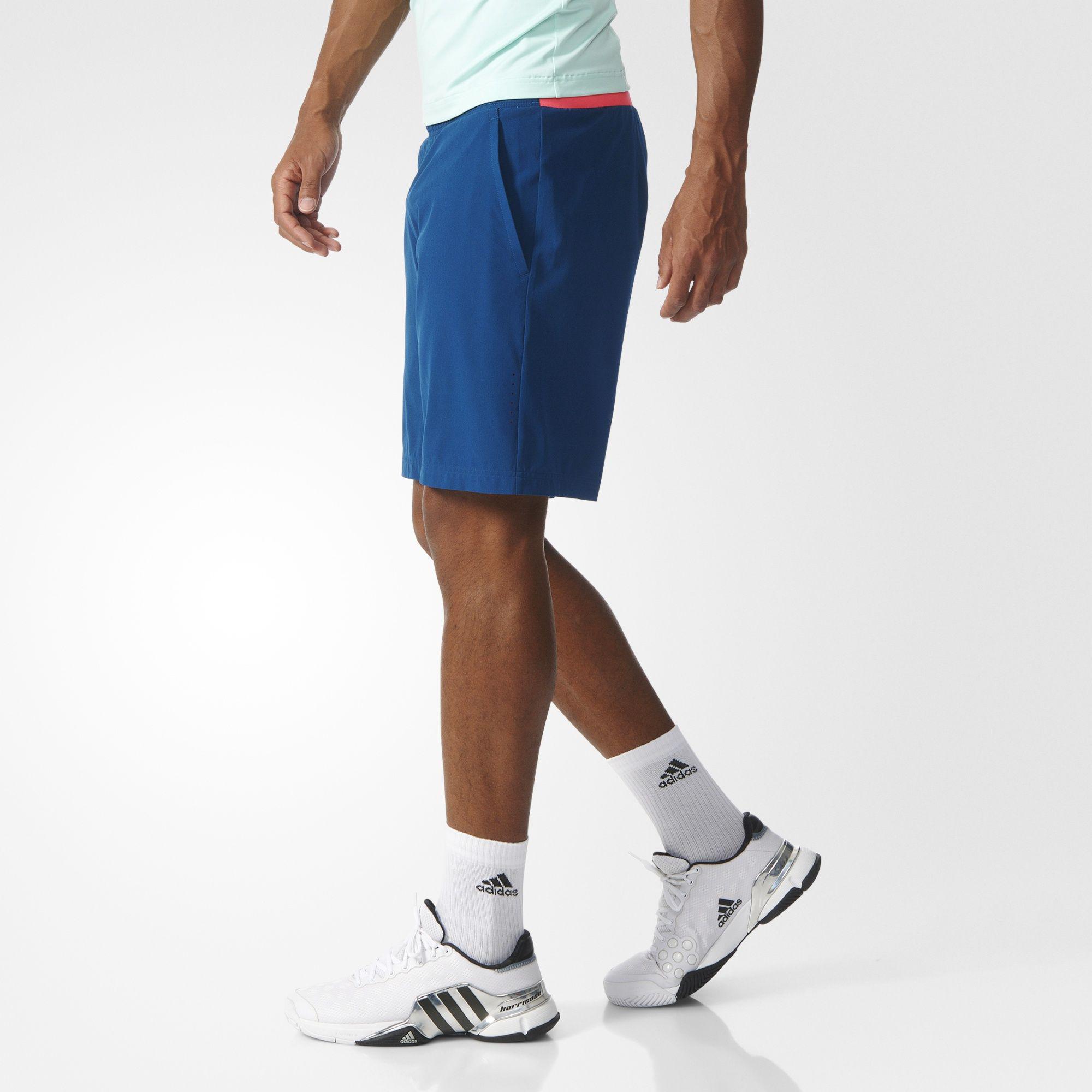 Adidas Mens Multifaceted Pro Bermuda Shorts - Tech Steel Blue ...