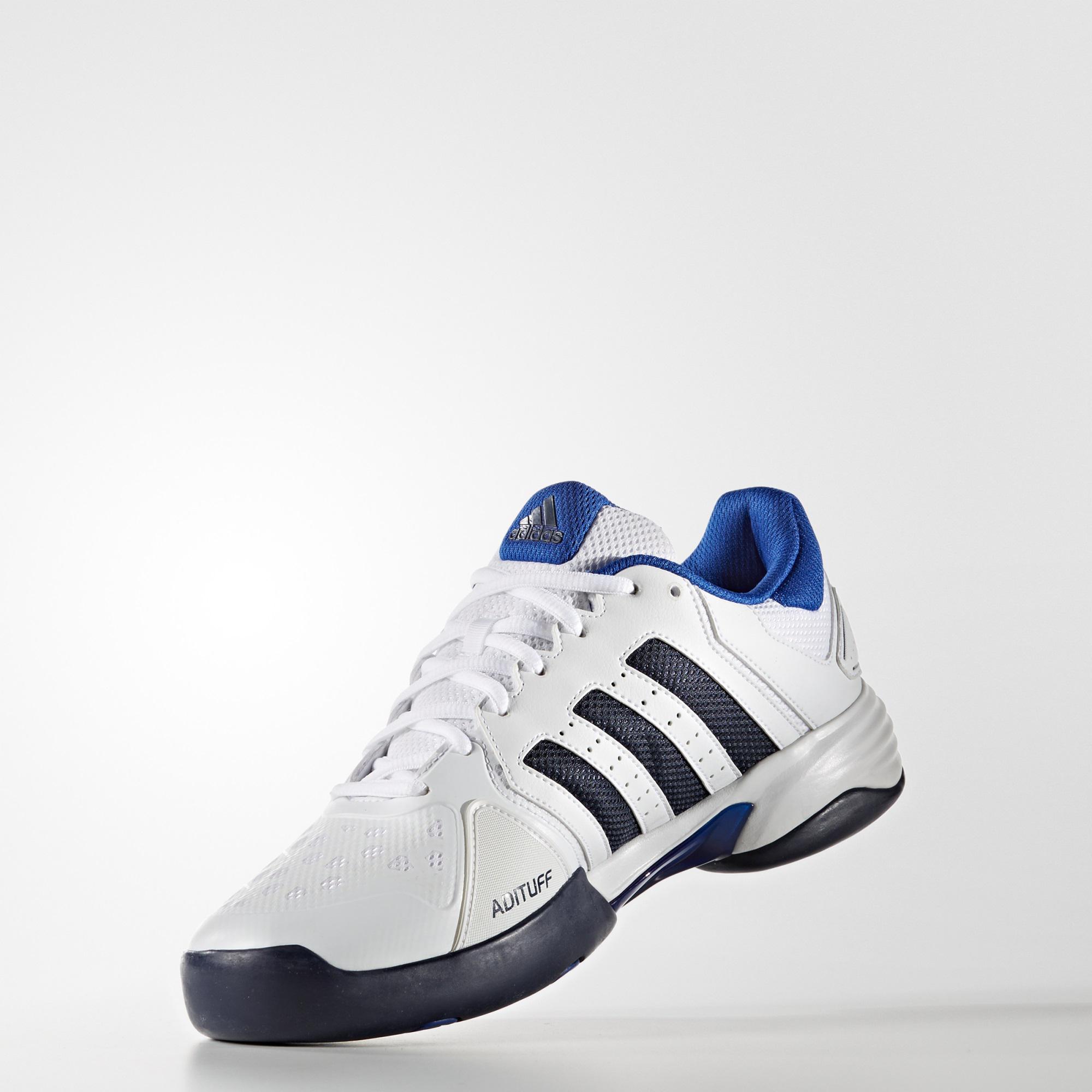 Adidas Mens Barricade Club Carpet Tennis Shoes - White/Blue - Tennisnuts.com2000 x 2000