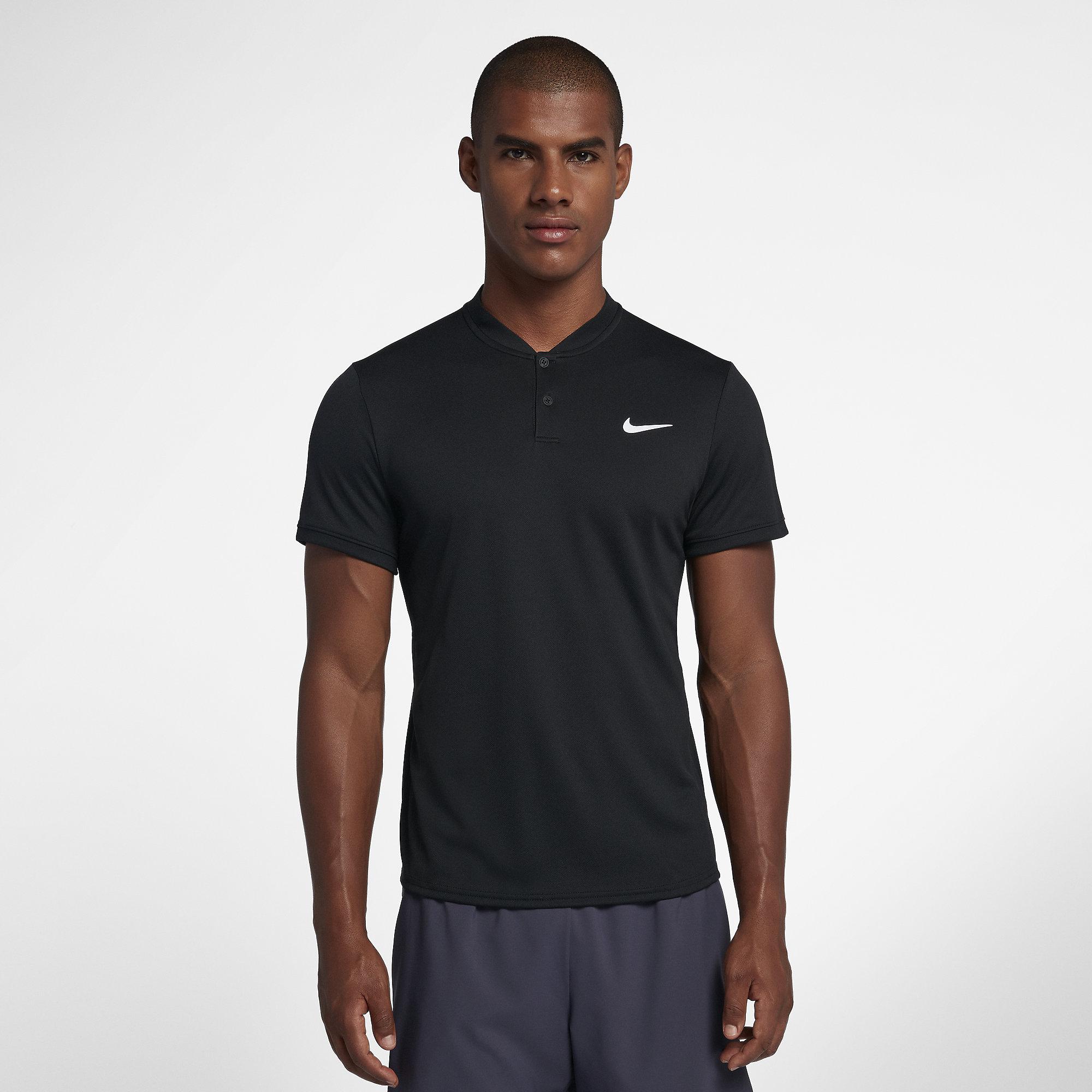 Nike Mens Dri-FIT Blade Polo - Black 