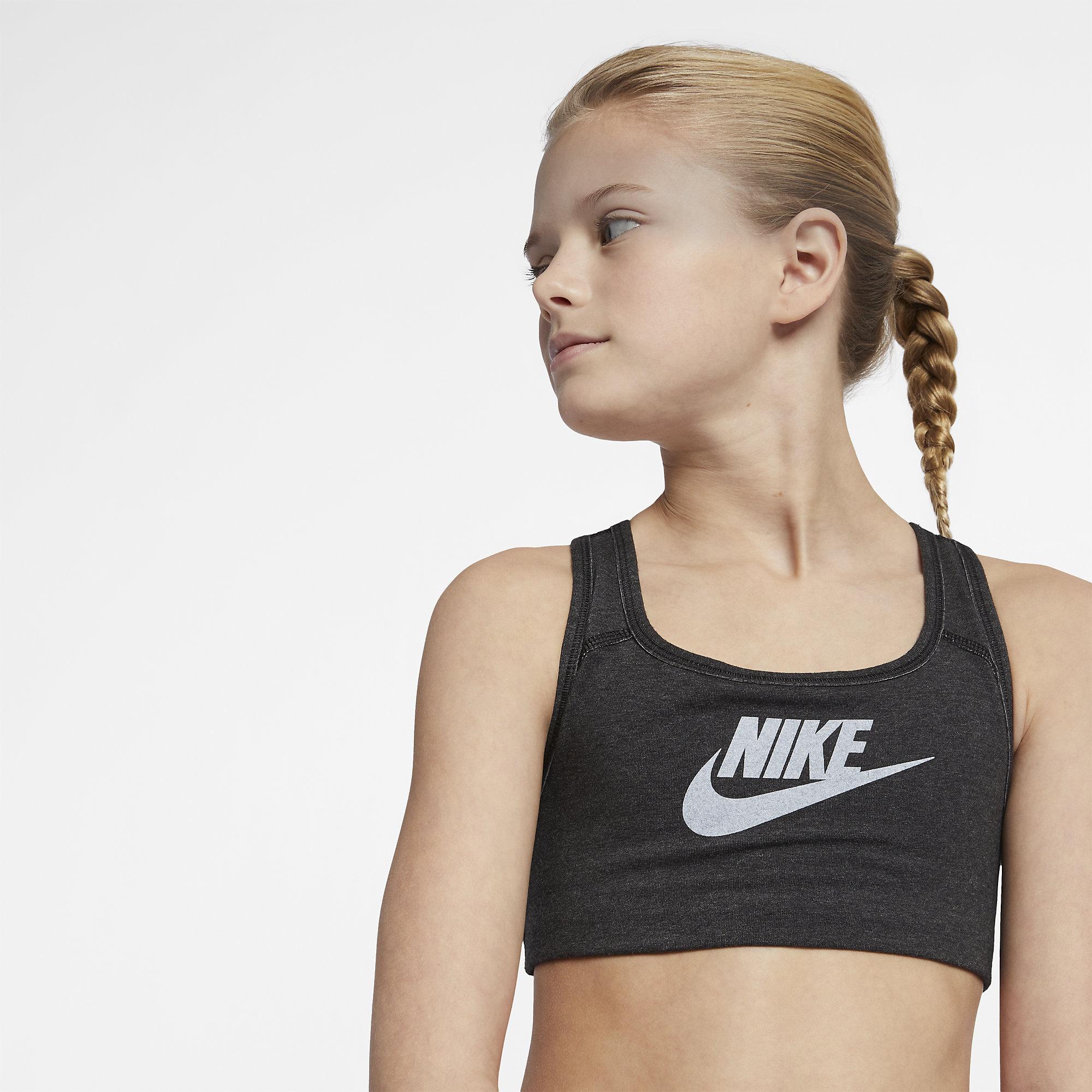 Nike Girls Classic Sports Bra Black Tennisnutscom