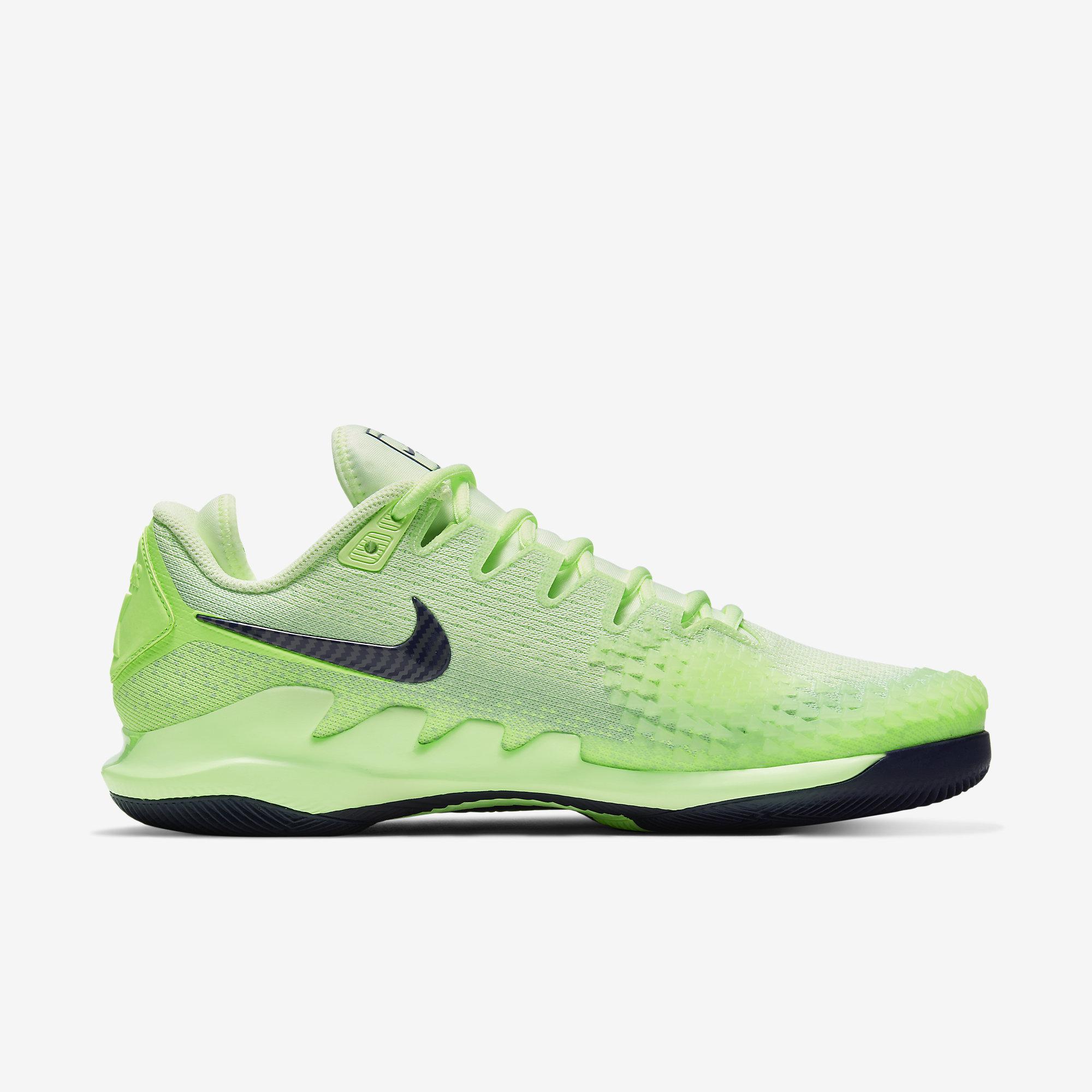Nike Mens Air Zoom Vapor X Knit Tennis Shoes - Ghost Green/Barely Volt ...