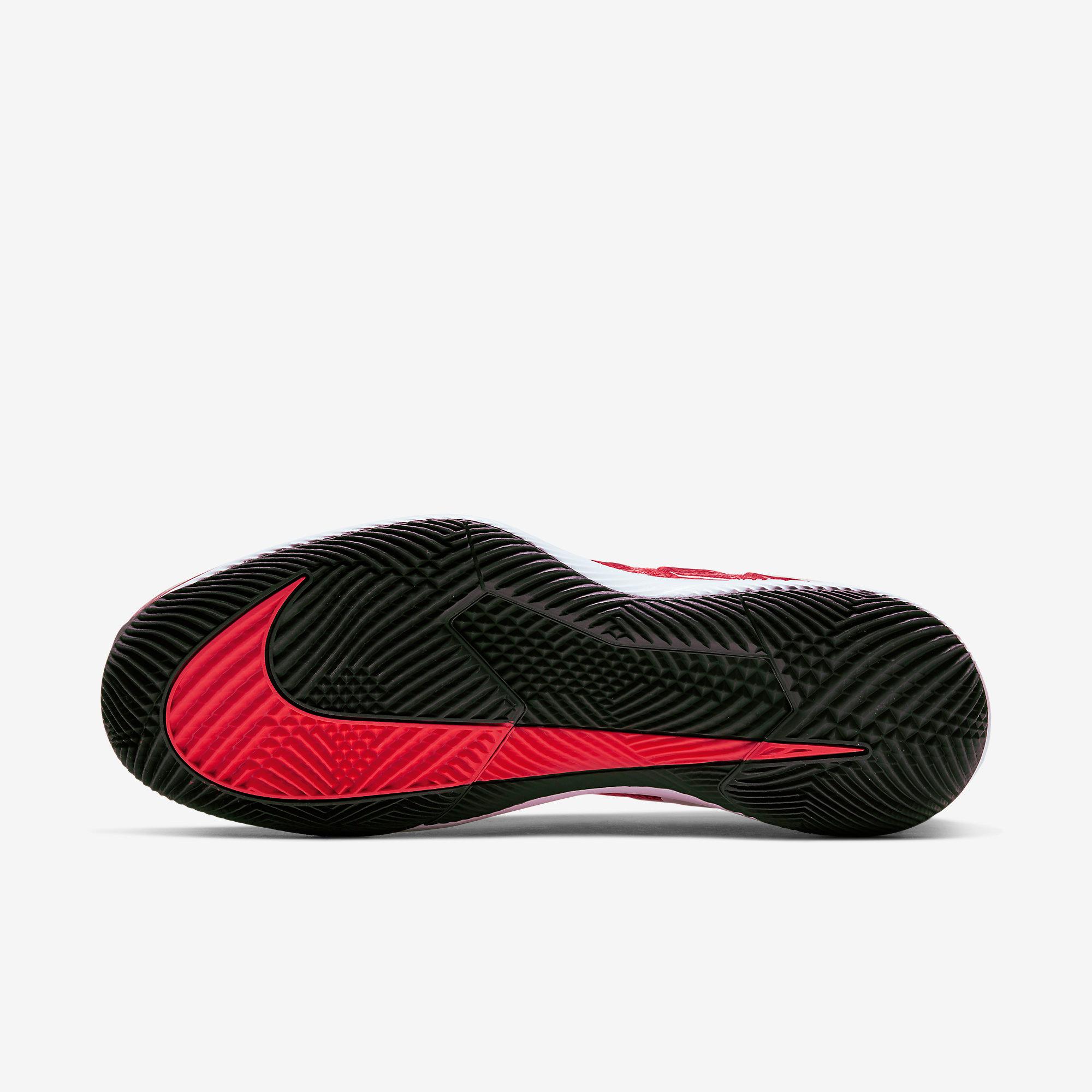 Nike Mens Air Zoom Vapor X Knit Tennis Shoes - Red/White - Tennisnuts.com