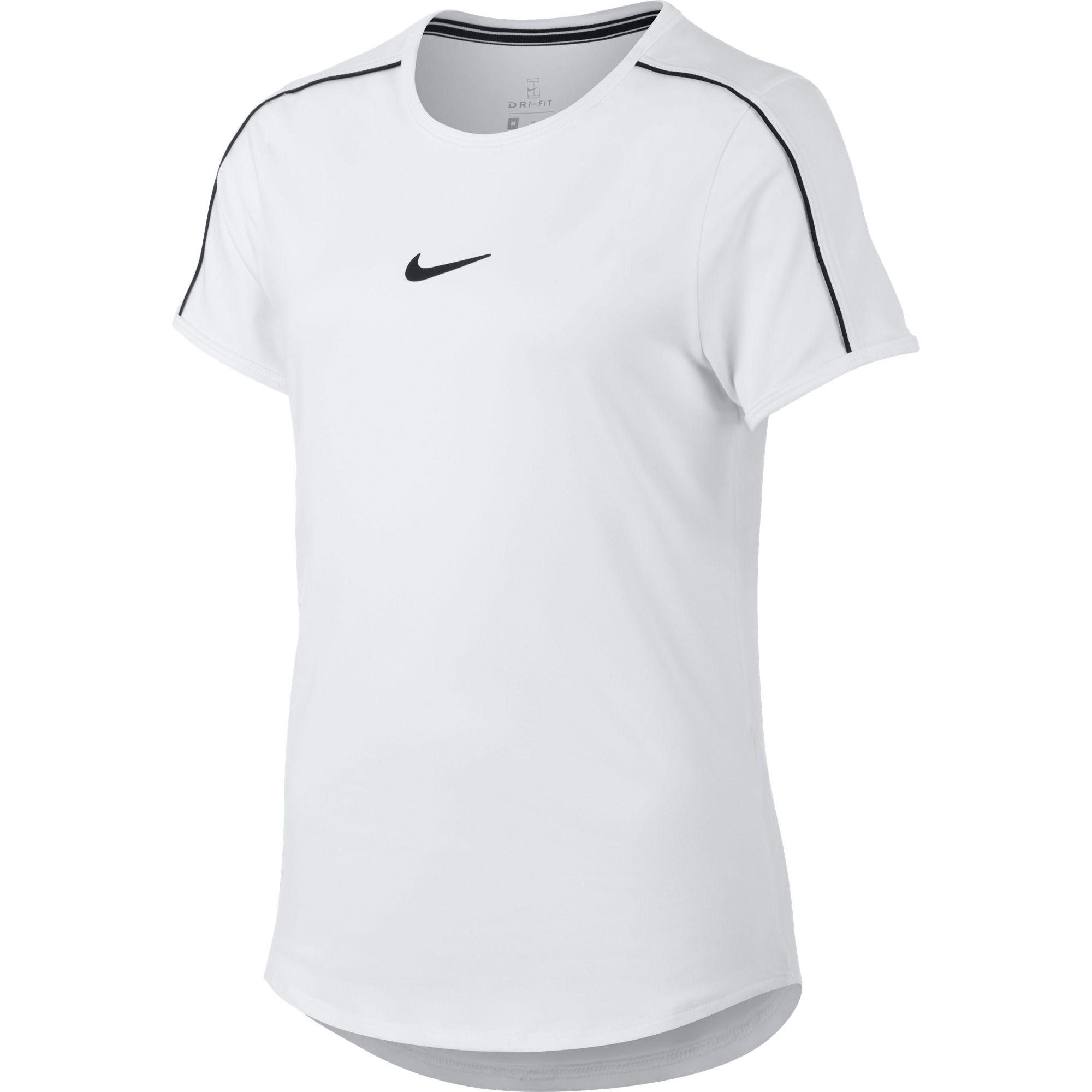 girls white nike top