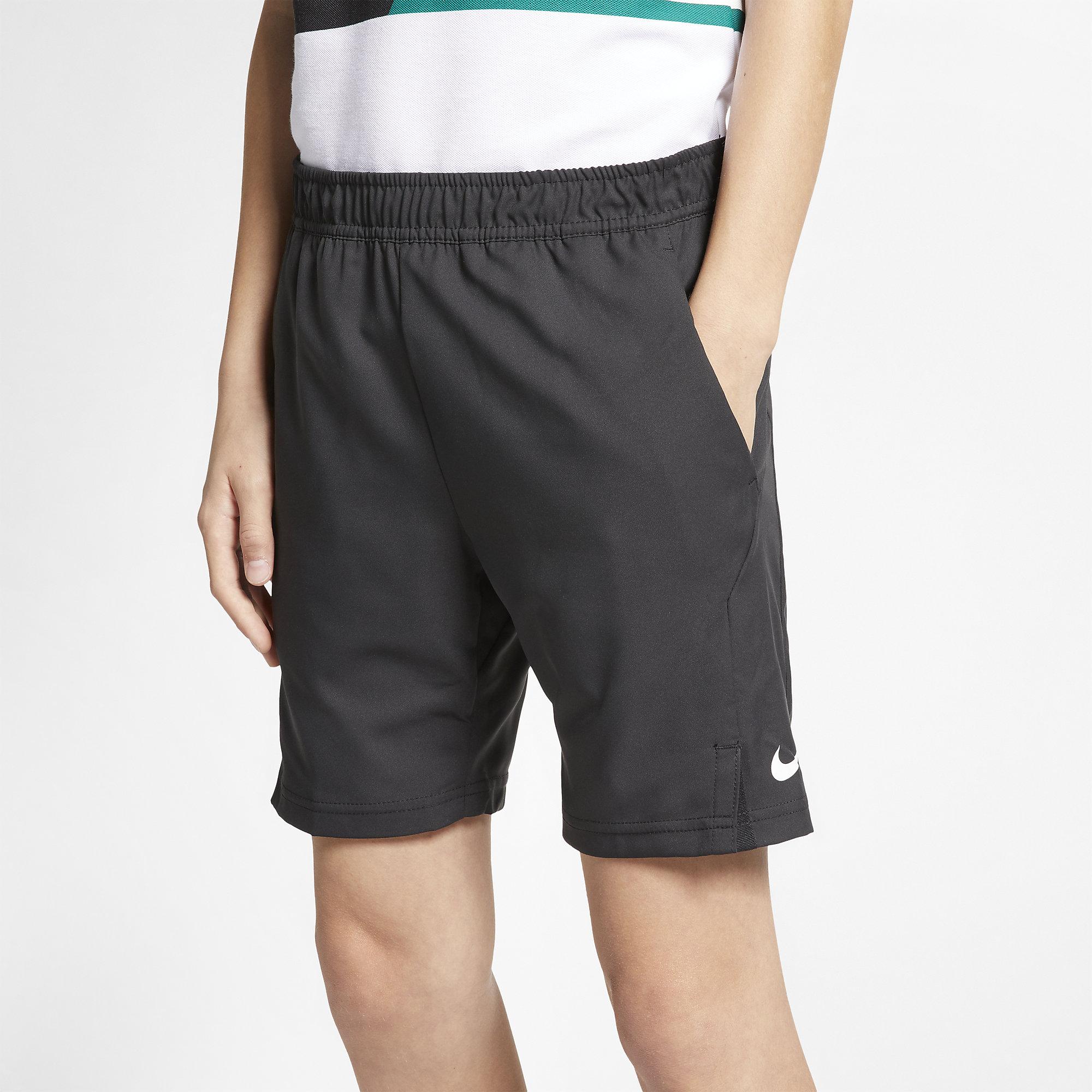 Nike Boys DriFIT Tennis Shorts Black