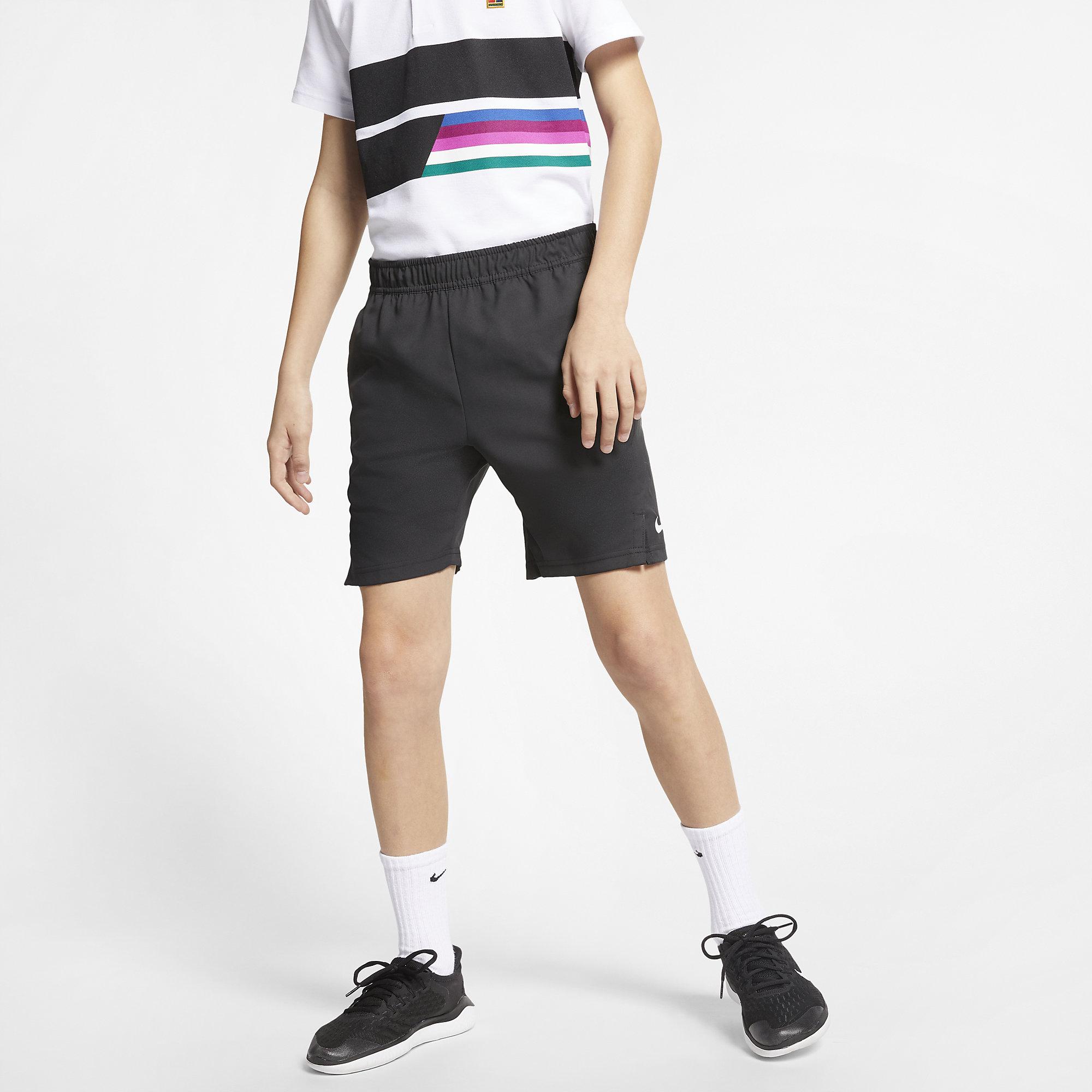 Nike Boys DriFIT Tennis Shorts Black