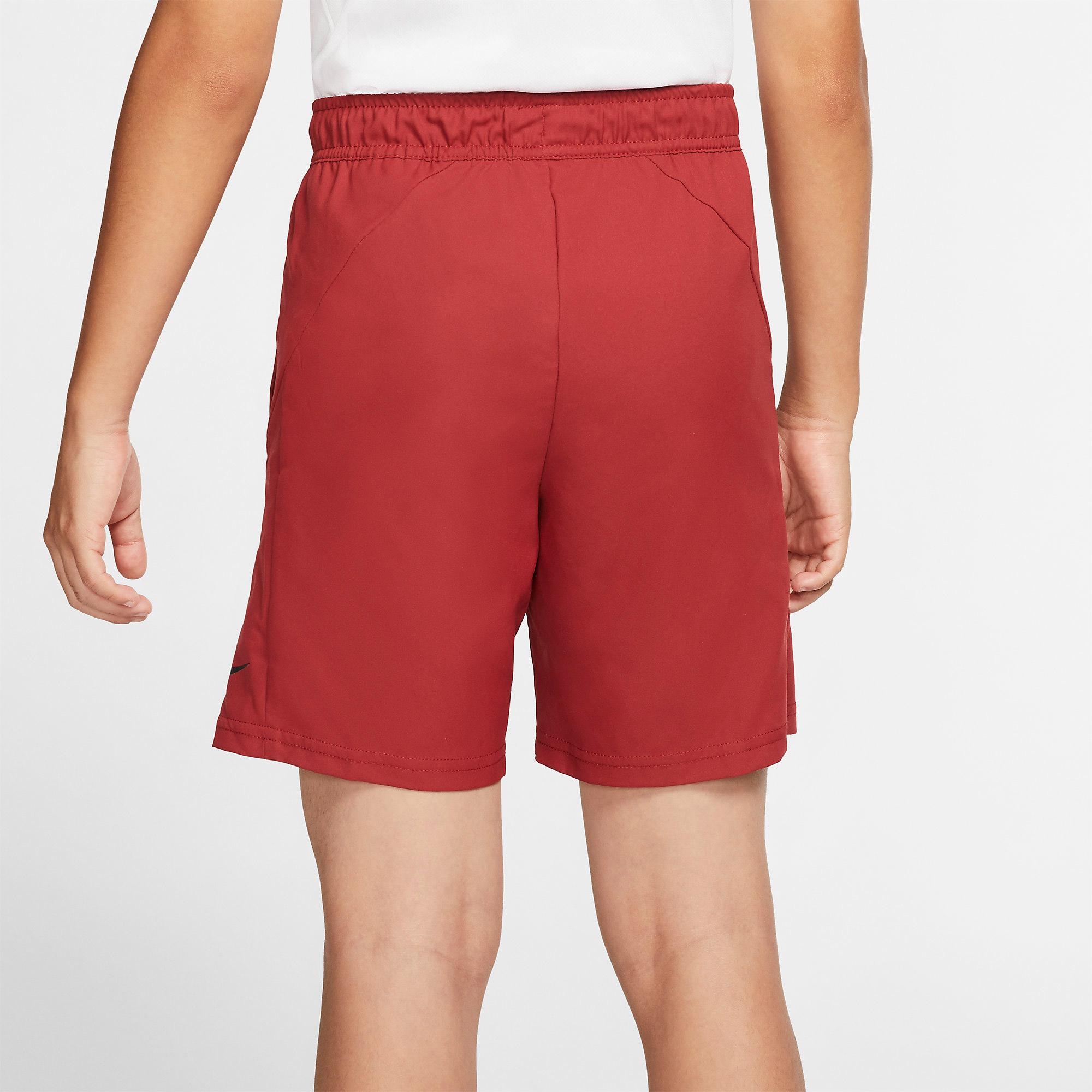 Nike Boys DriFIT Tennis Shorts Team Crimson