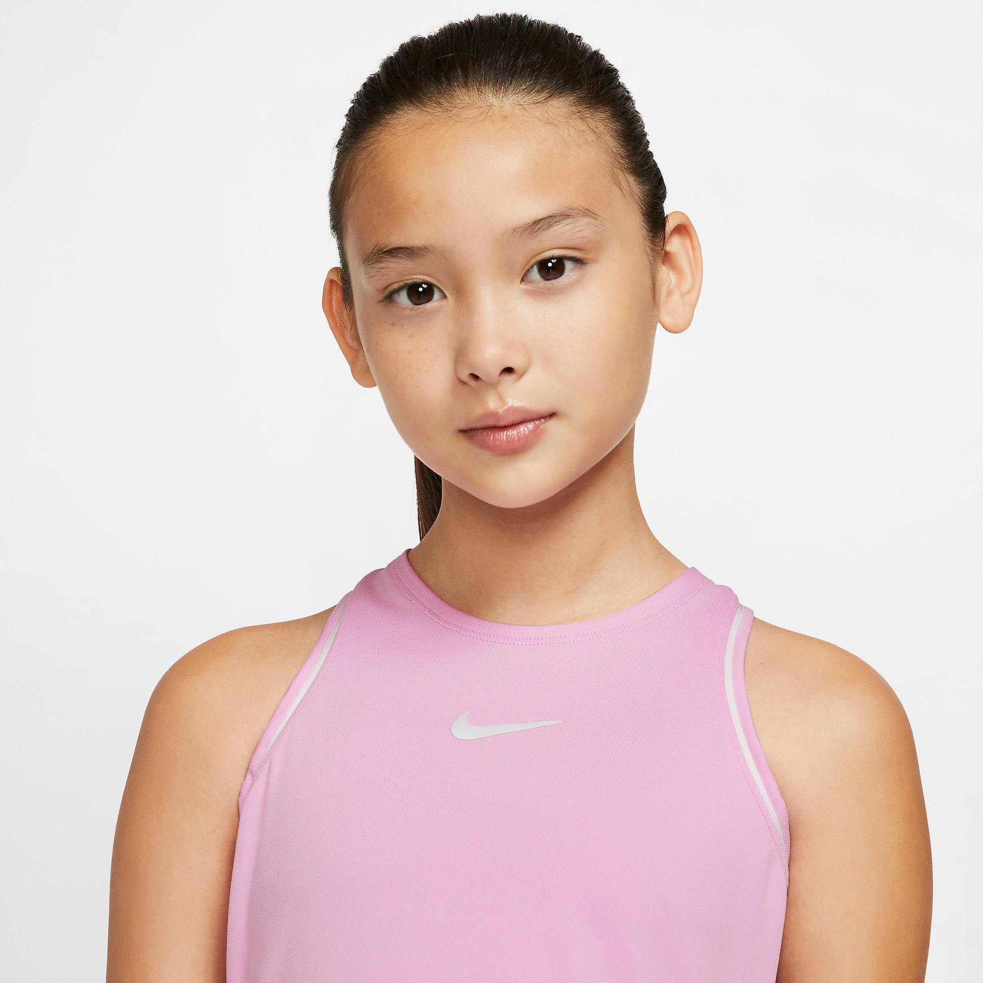 Nike Girls Dry Tennis Dress Pink Rise