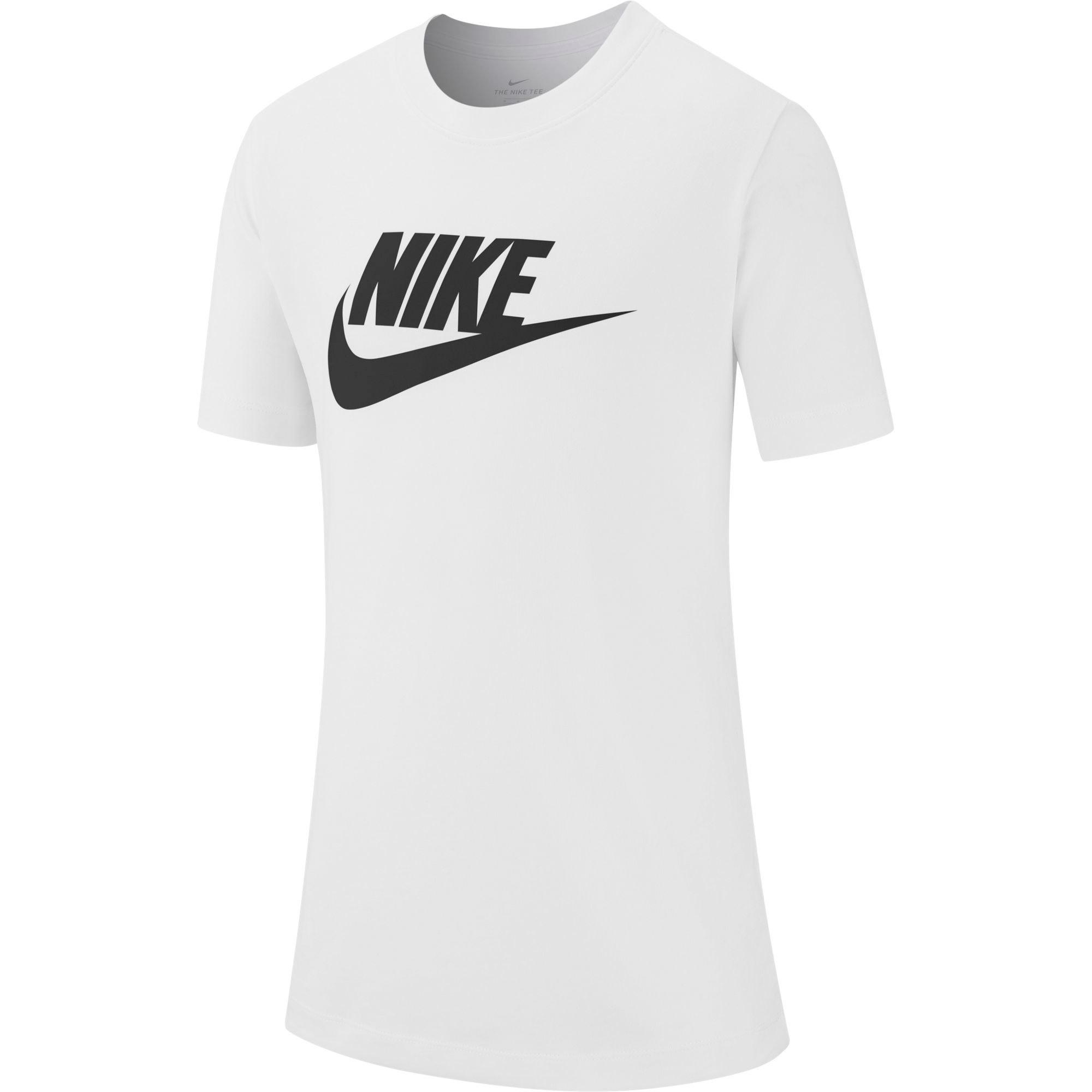 boys white nike shirt