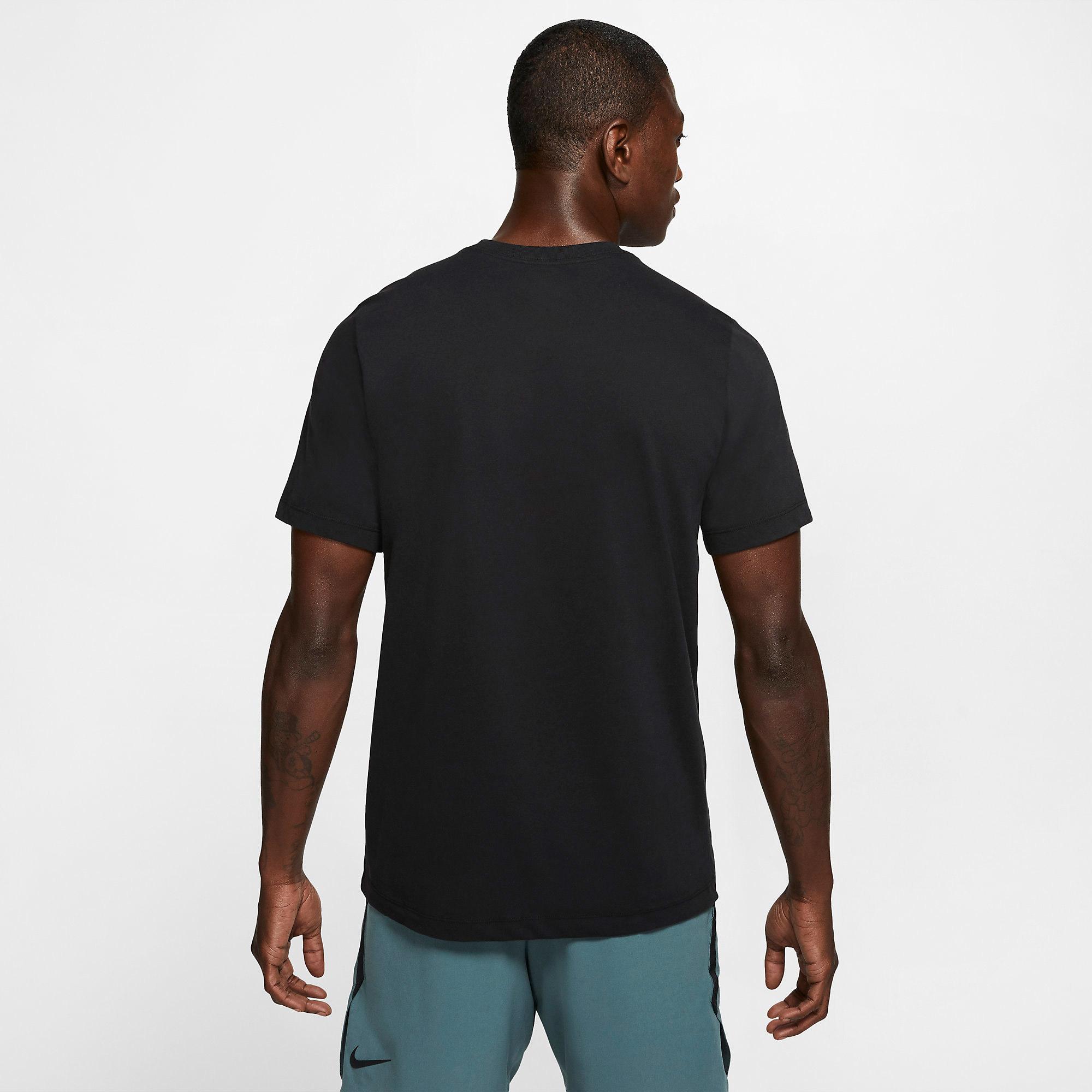 Nike Mens Dri-FIT Training Top - Black - Tennisnuts.com