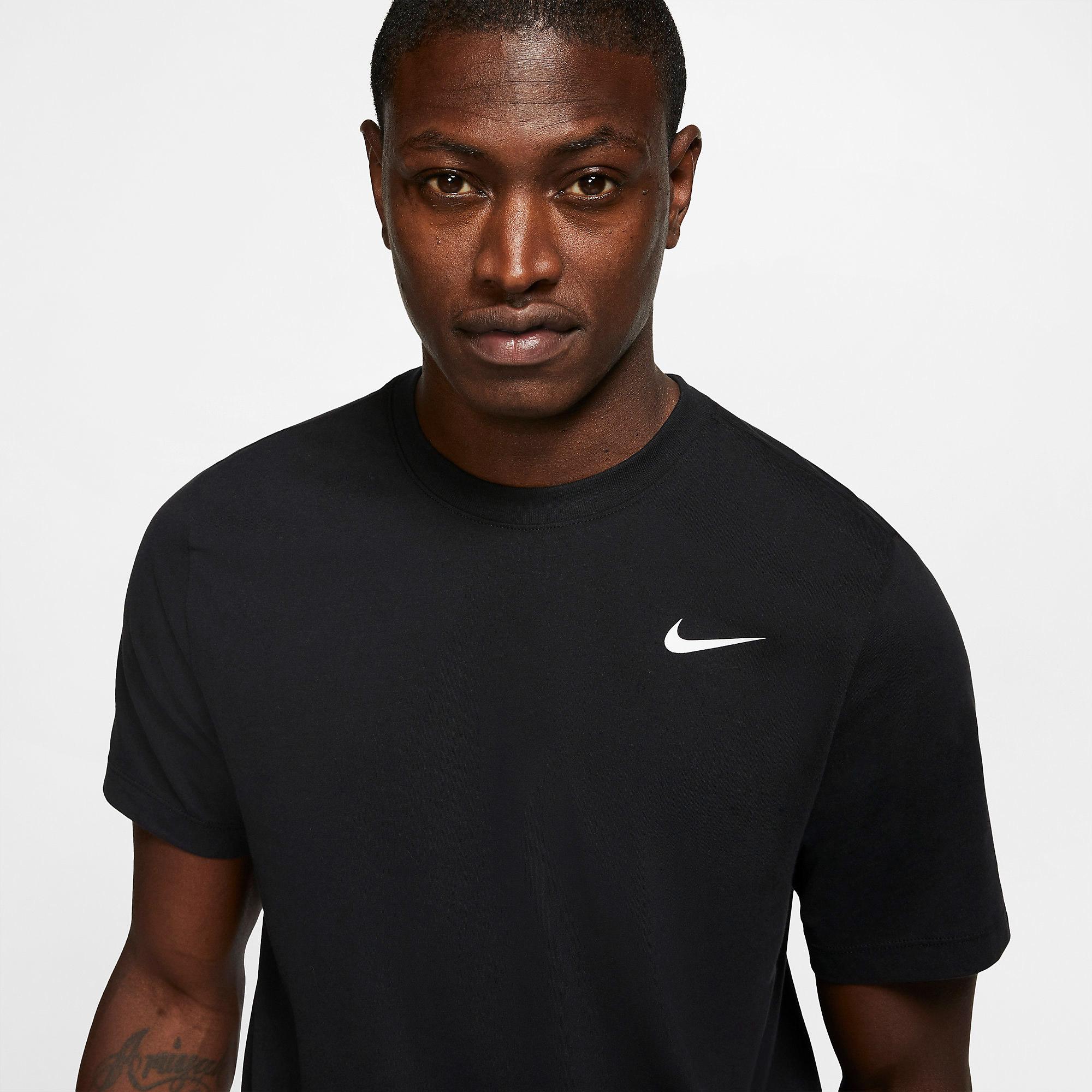 Nike Mens Dri-FIT Training Top - Black - Tennisnuts.com