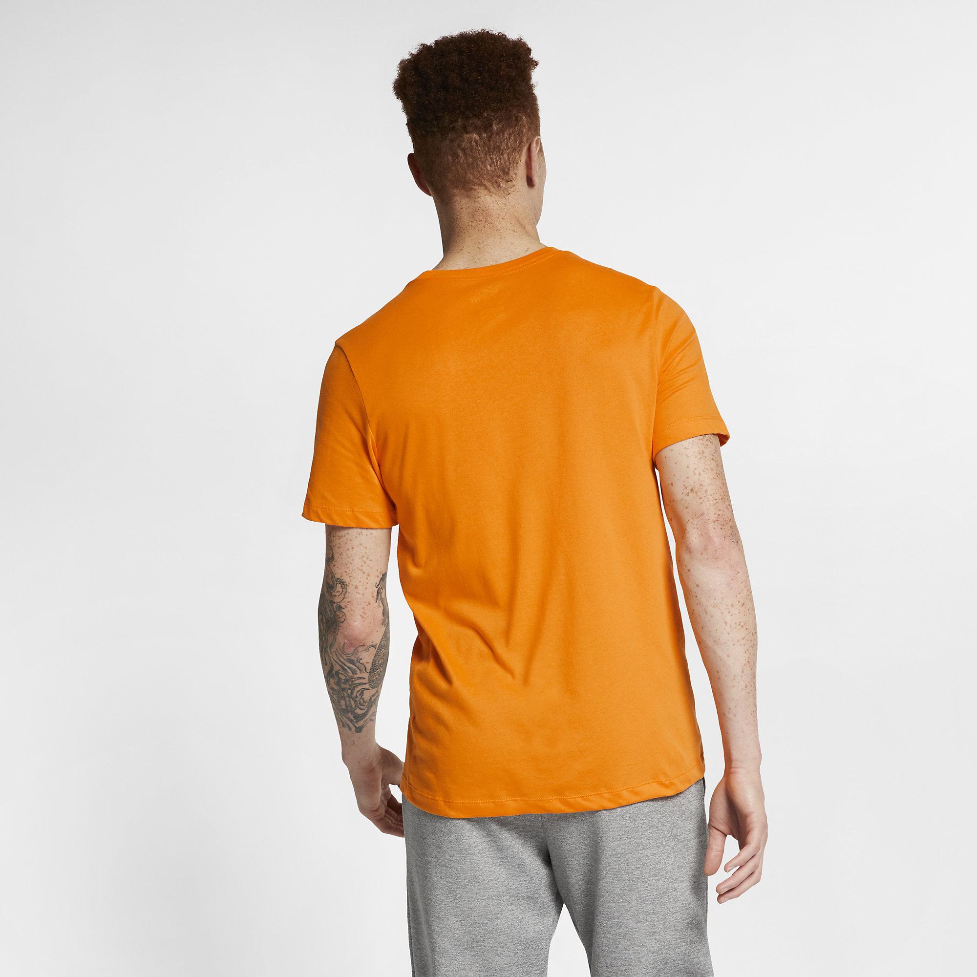 Nike Mens Dri-Fit Training Top - Orange Peel - Tennisnuts.com
