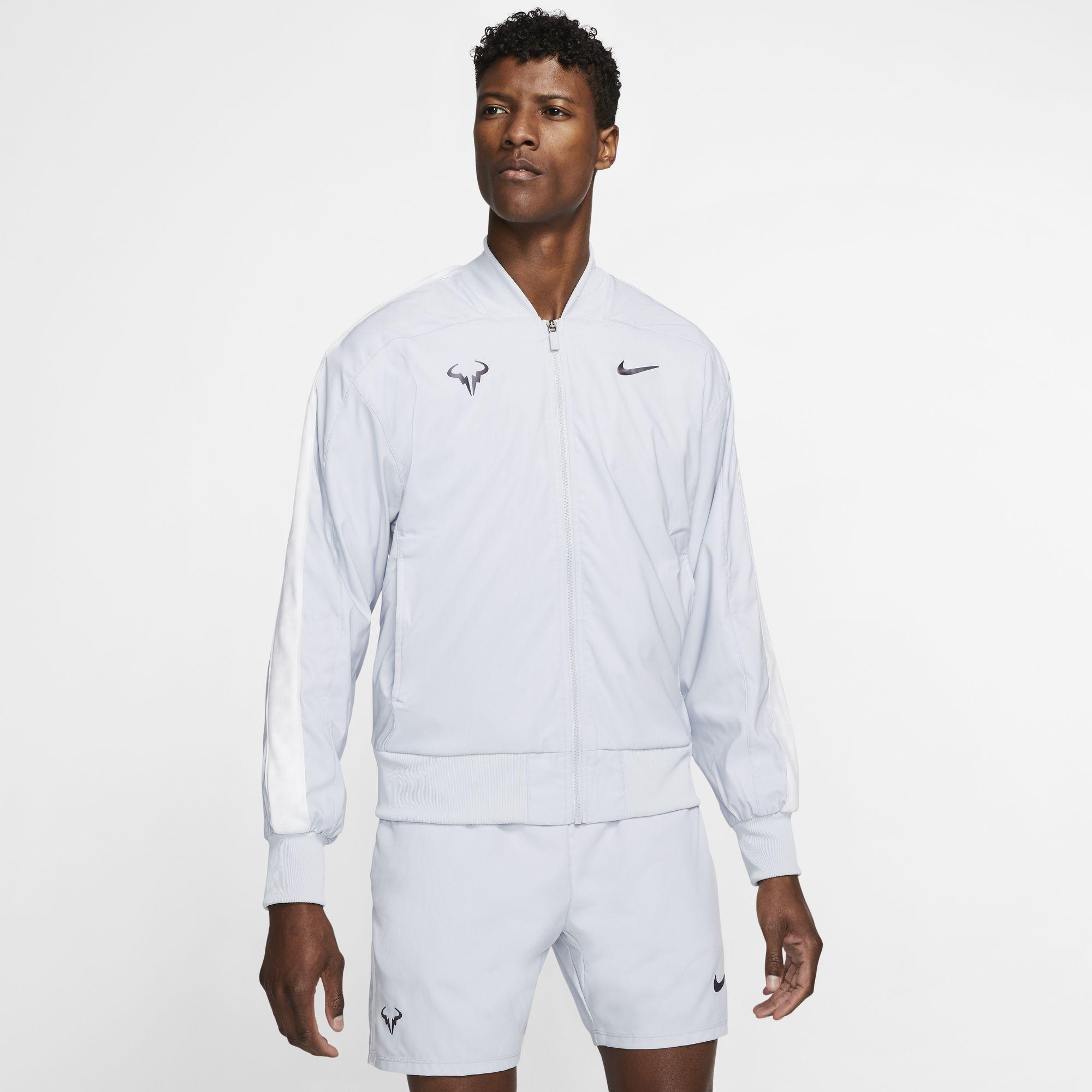Nike Mens Rafa Tennis Jacket - Sky Grey/Gridiron