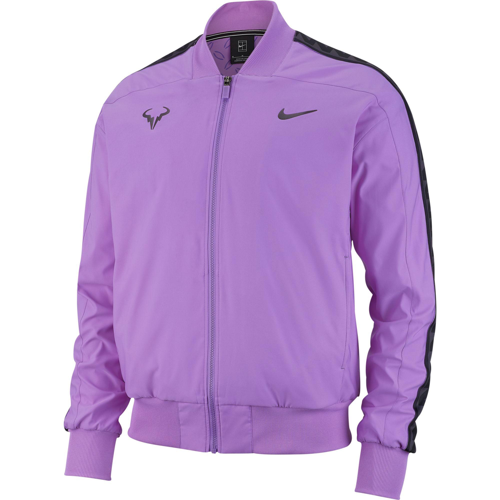 Nike Mens Rafa Tennis Jacket - Bright Violet