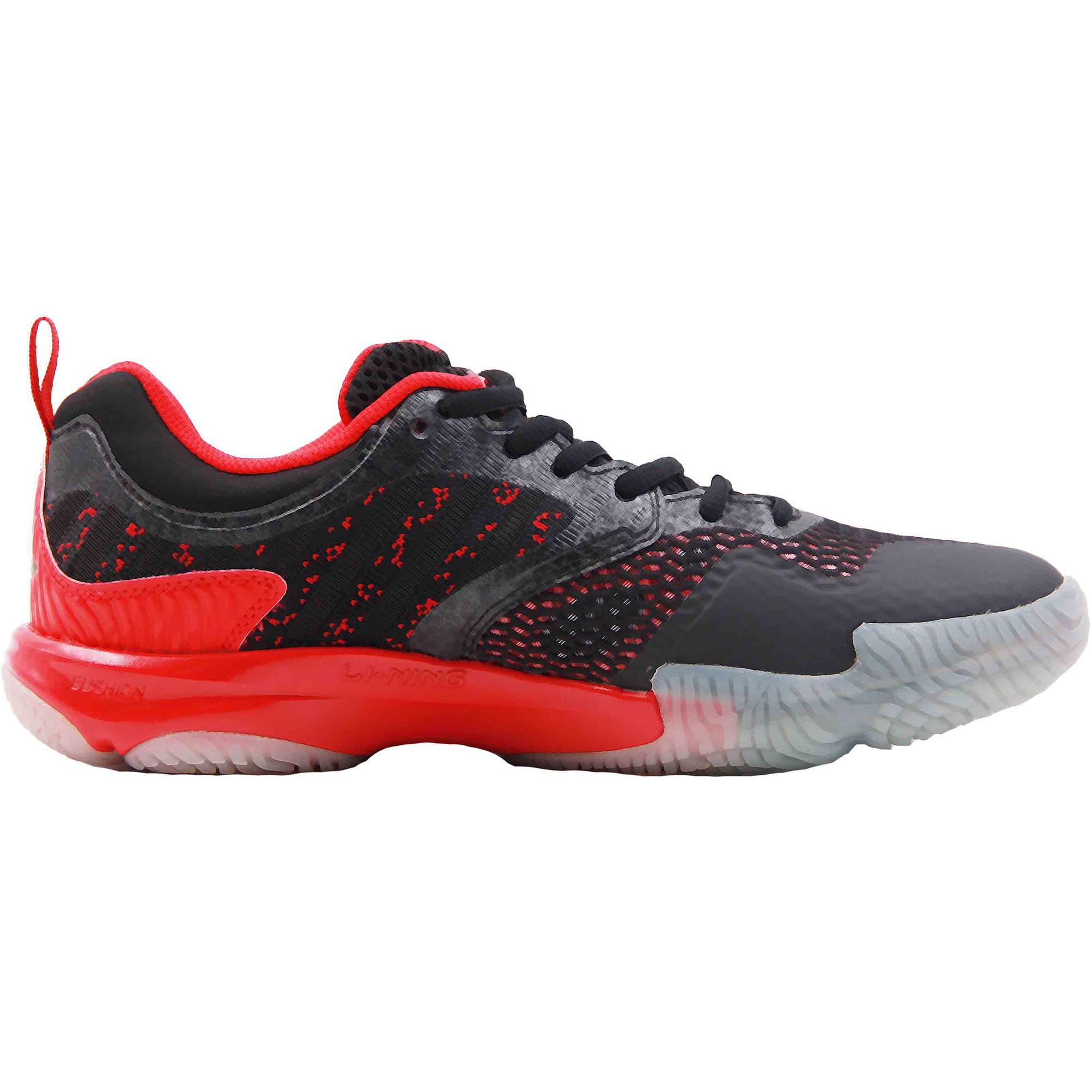 Li-Ning Mens Hybrid Ranger Badminton Shoes - Black/Red - Tennisnuts.com