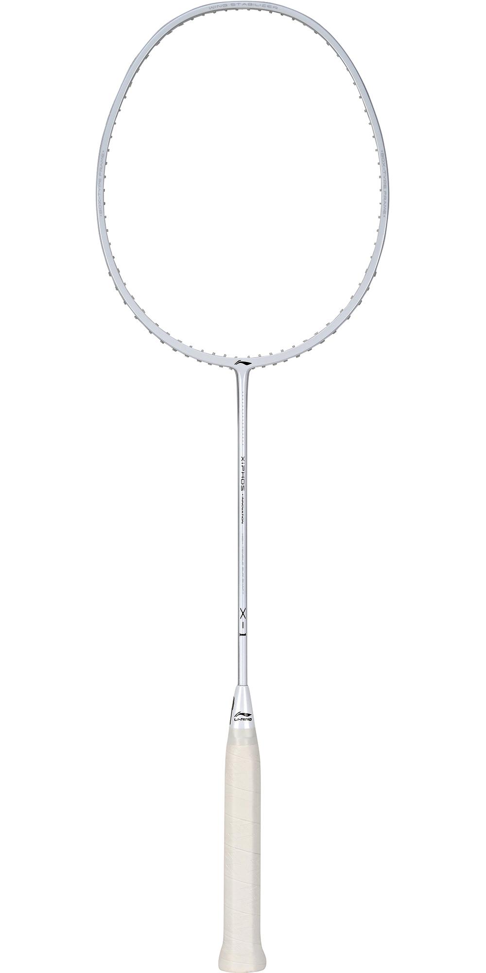 LiNing Xiphos X1 Badminton Racket White [Frame Only]