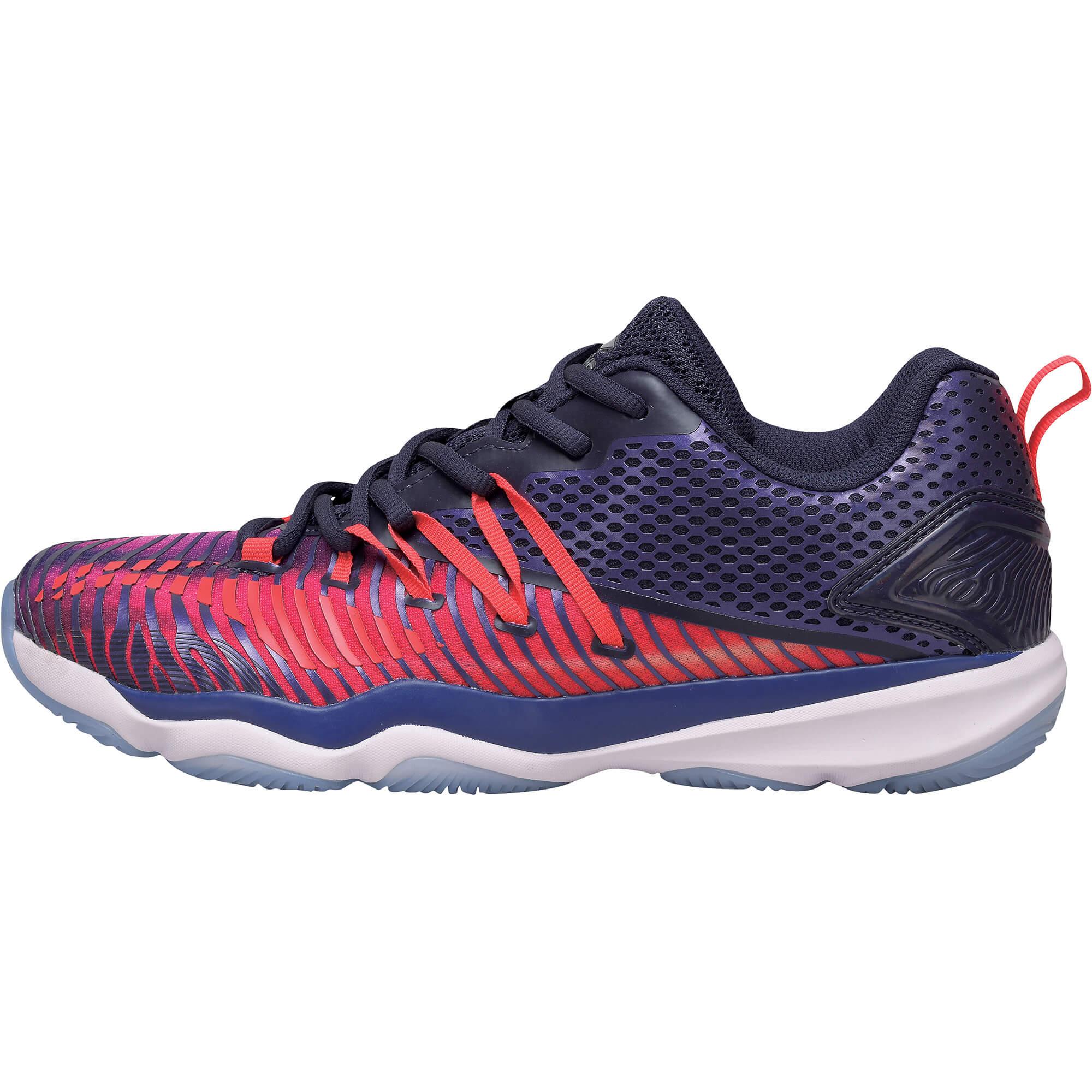 Li-Ning Mens Ranger 3.0 TD Badminton Shoes - Navy Blue/Red - Tennisnuts.com