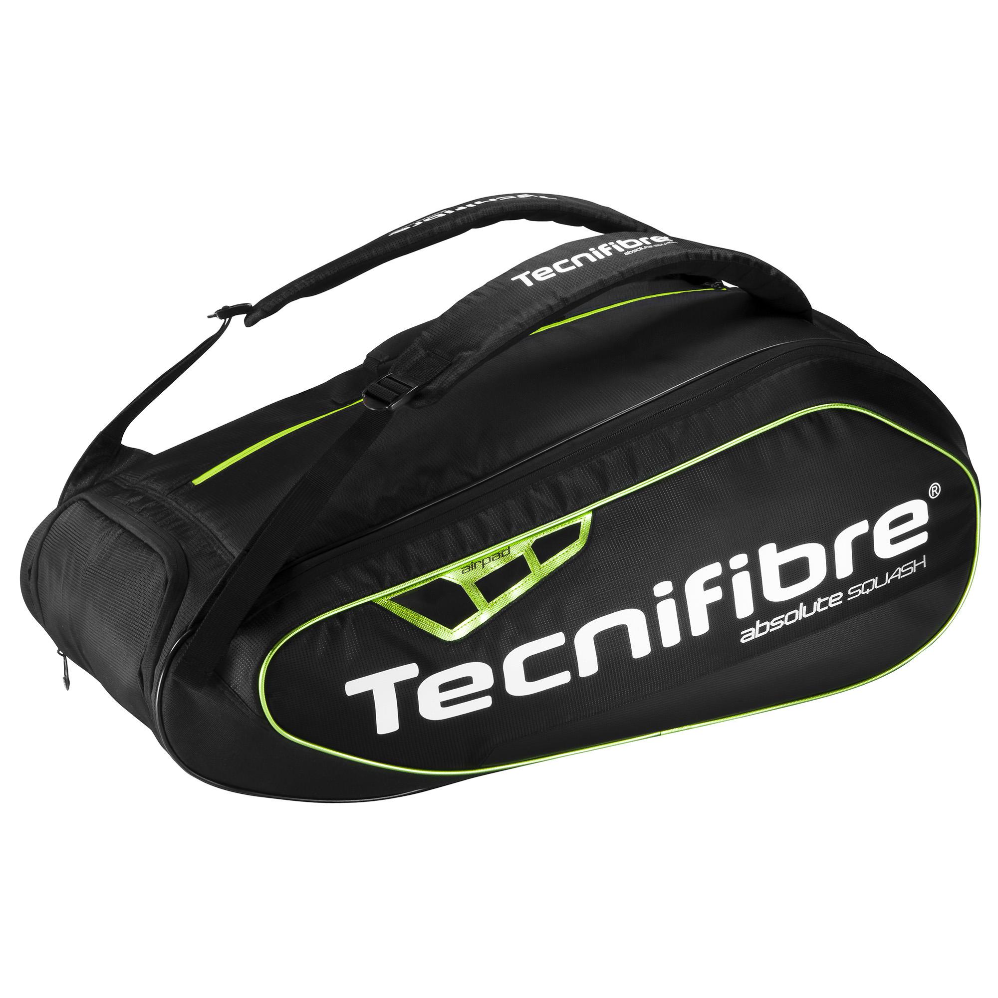 Tecnifibre Absolute Squash 12R Bag Black/Green