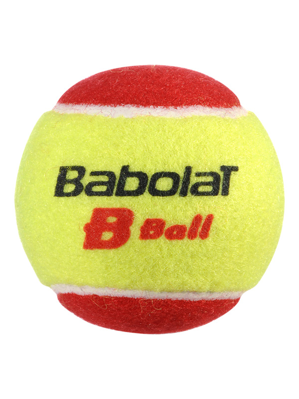 Babolat BBall Red Felt Tennis Balls (3 Ball Pack)