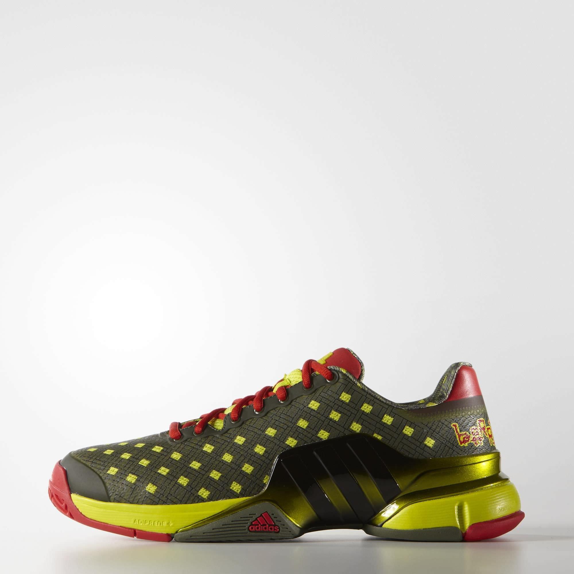 Adidas Mens Barricade 2015 Great Wall Tennis Shoes Green