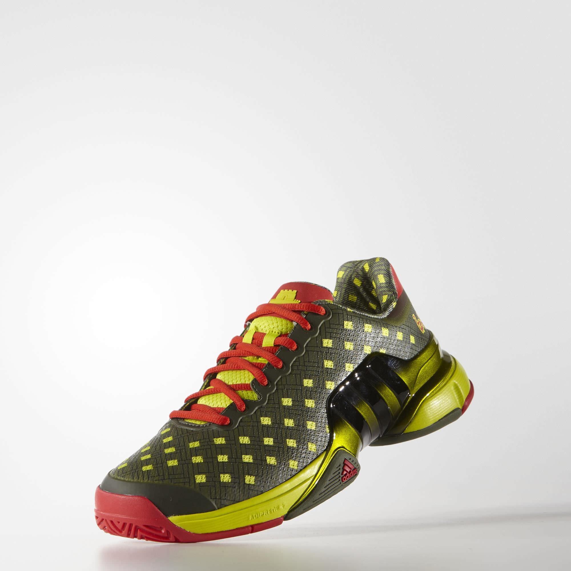 Adidas Mens Barricade 2015 Great Wall Tennis Shoes Green