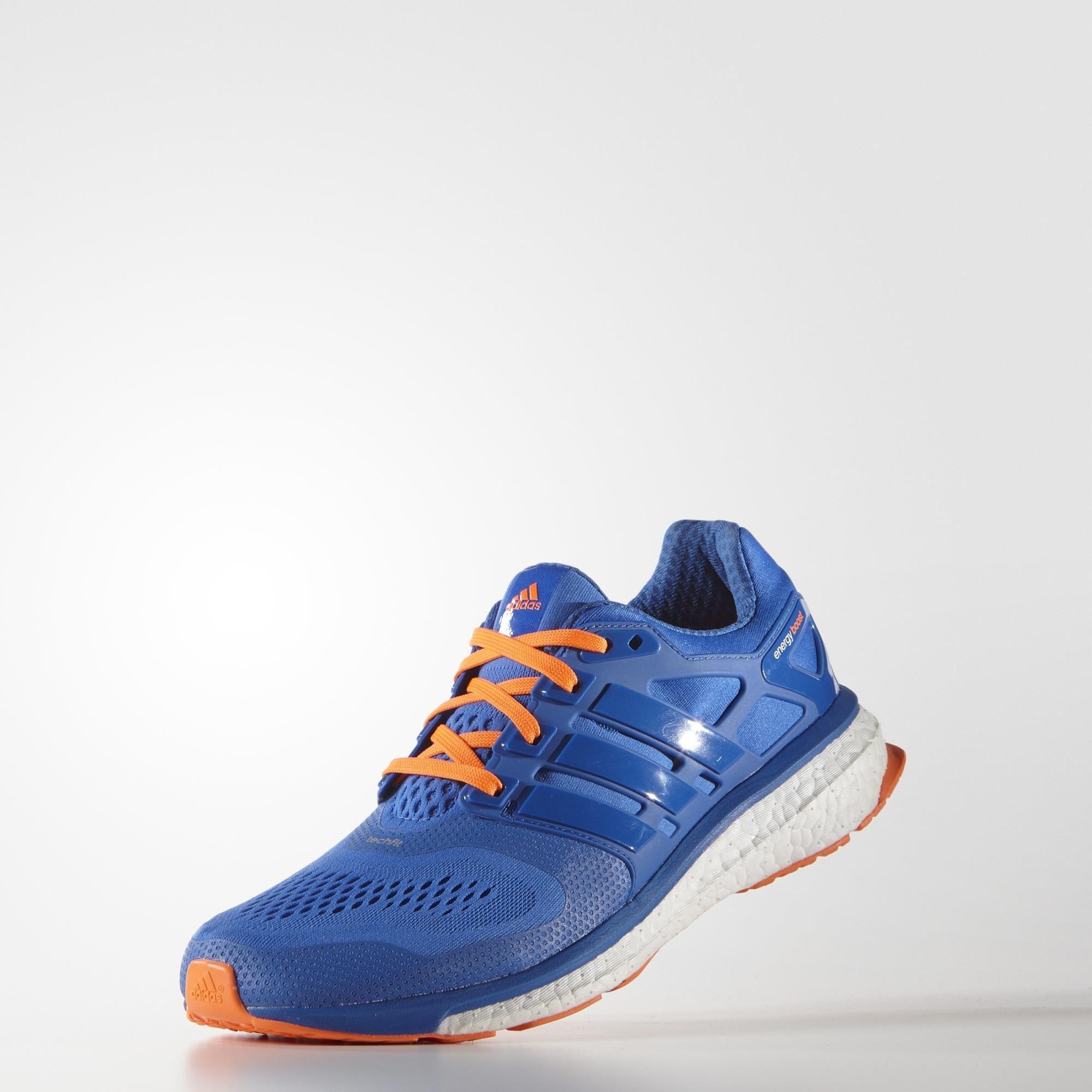 adidas running shoes blue and orange