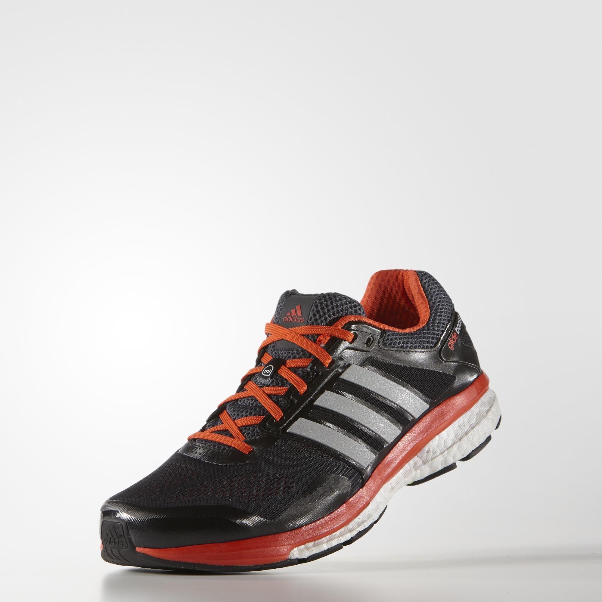 Adidas Mens Supernova Glide Boost 7 Running Shoes - Grey - Tennisnuts.com