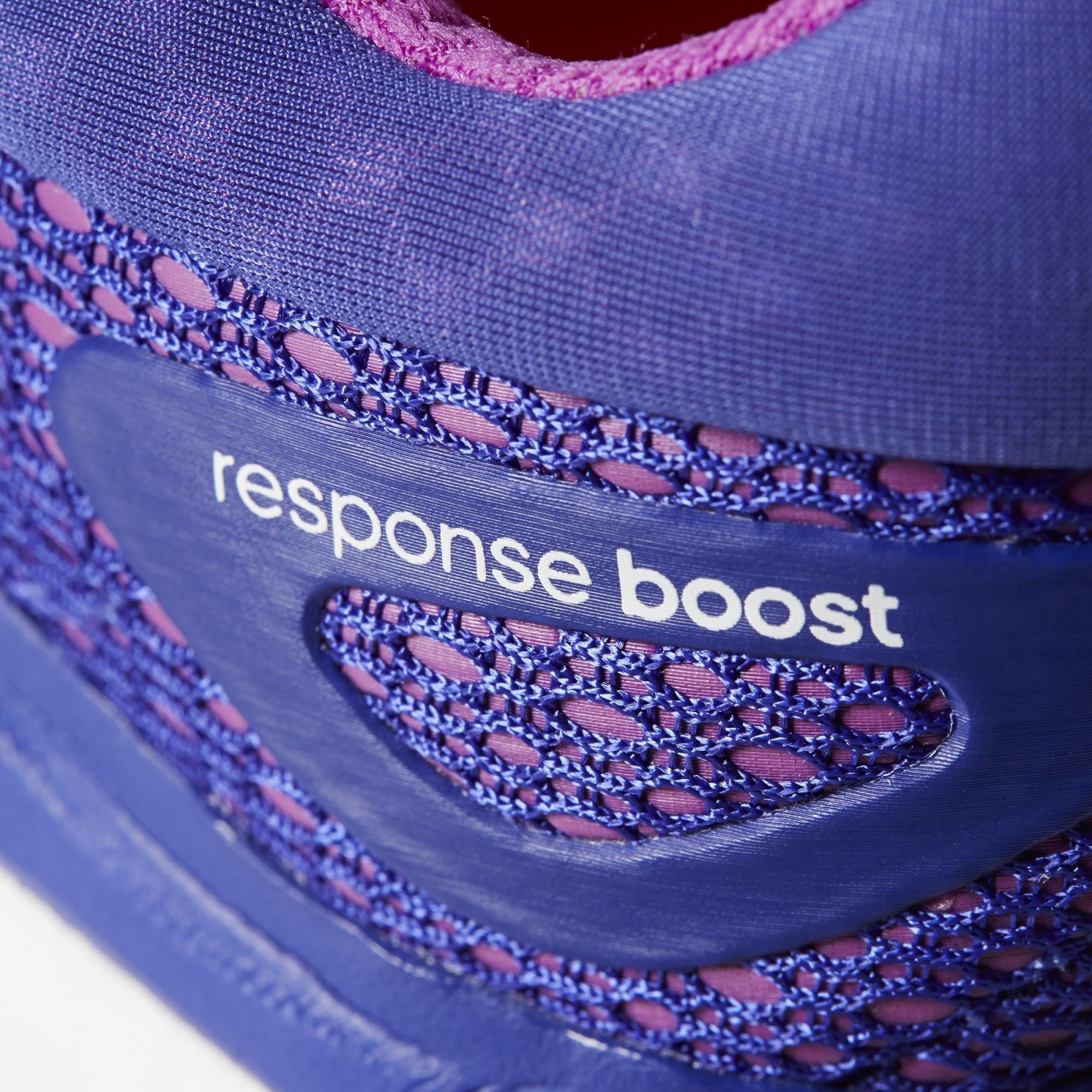 Adidas Womens Response Boost Running Shoes Flash Pink/Night Flash