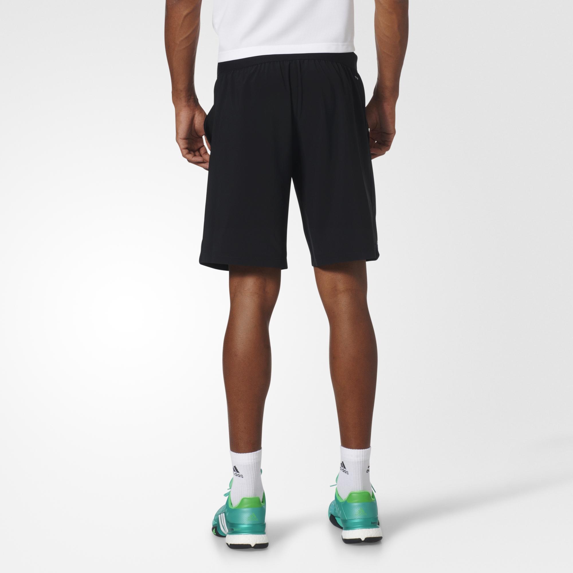 Adidas Mens Advantage Shorts - Black - Tennisnuts.com