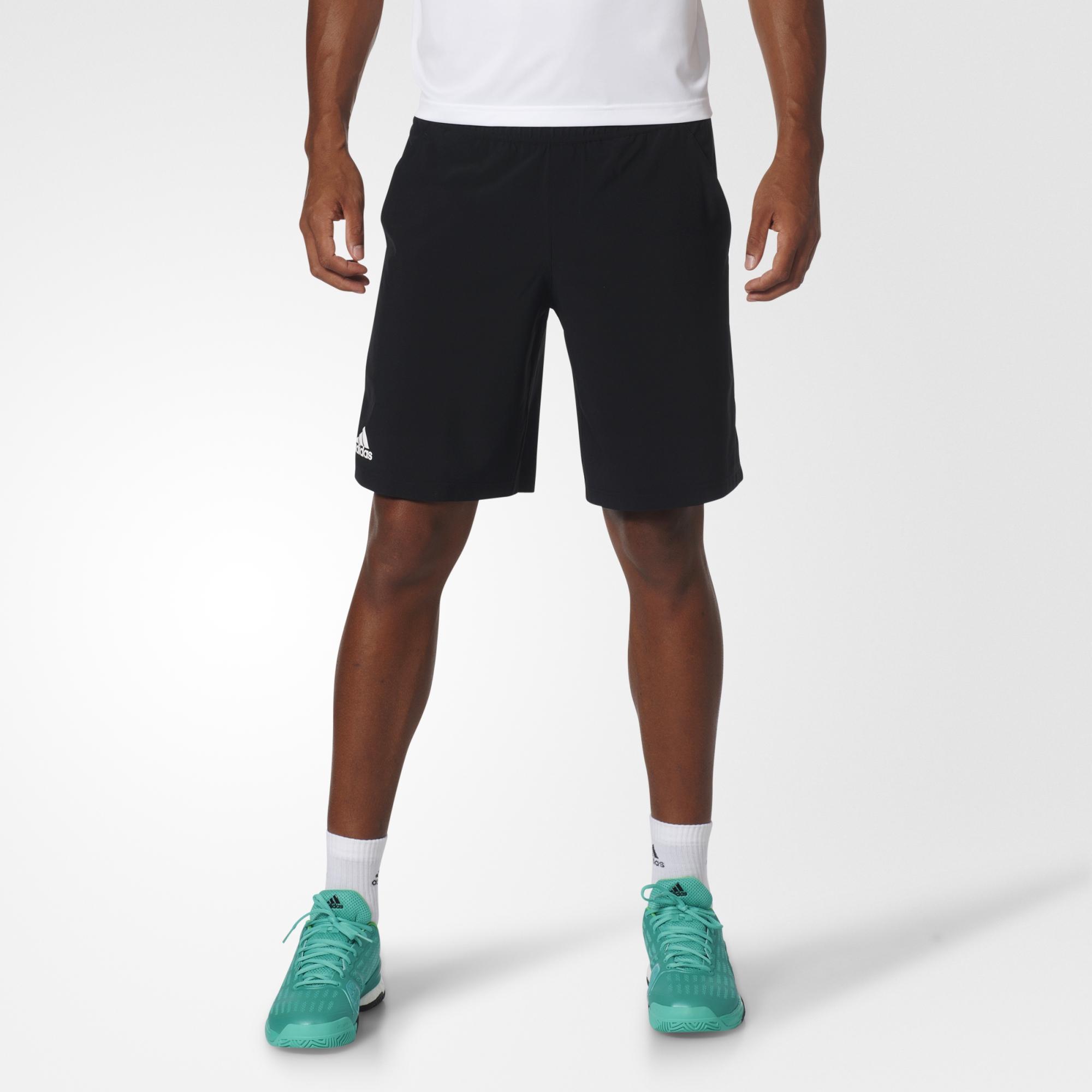 Adidas Mens Advantage Shorts - Black - Tennisnuts.com