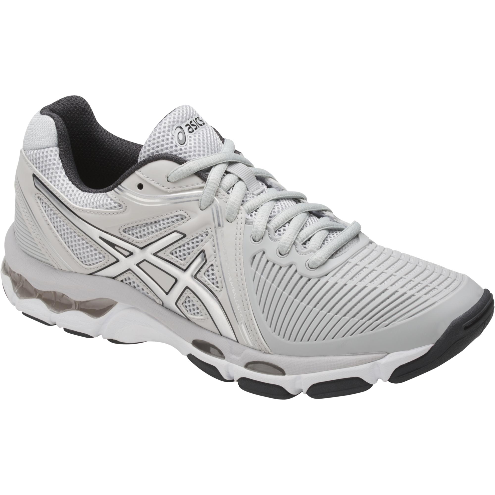 Asics Womens GEL-Netburner Ballistic Shoes - Dark Grey - Tennisnuts.com