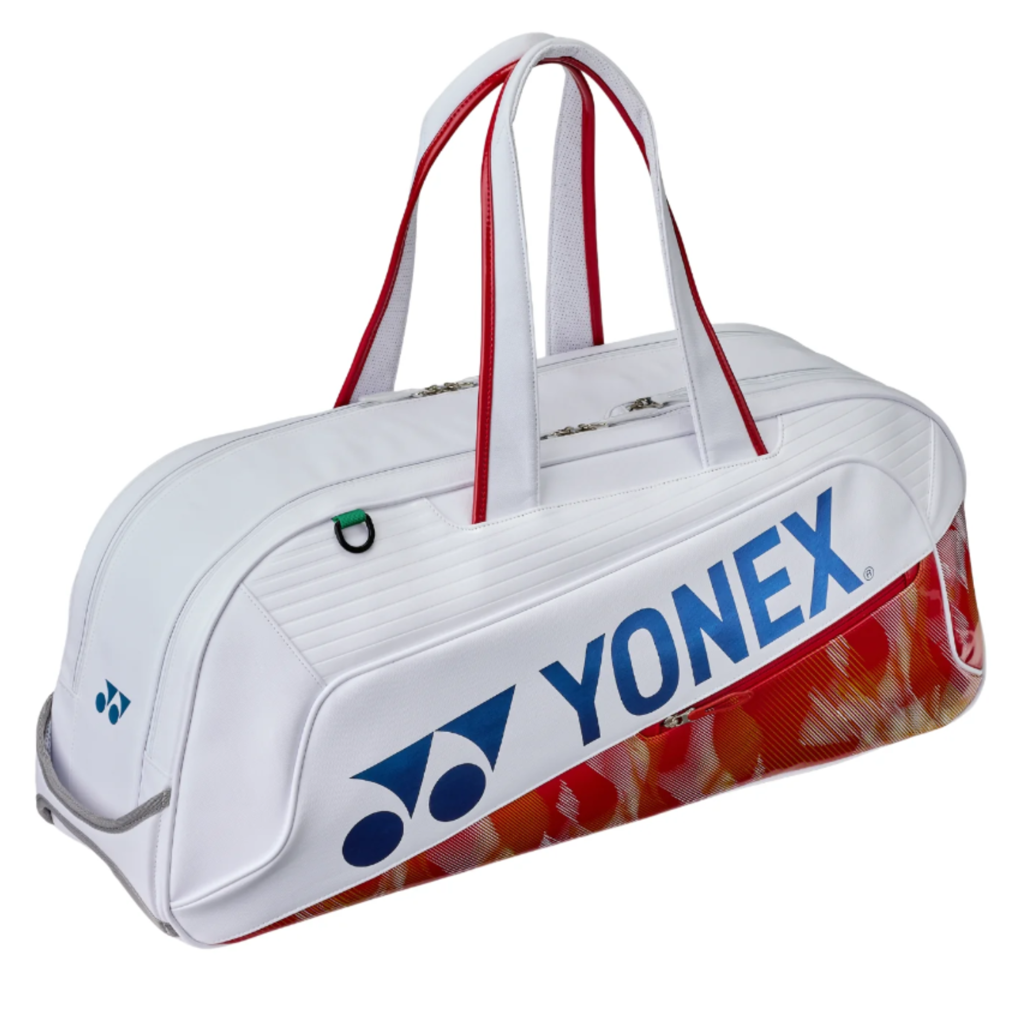 YONEX ダッフルバッグ ホワイト/レッド Yonex Expert Tournament Bag - White