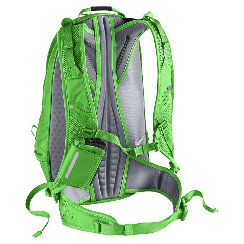 Nike Cheyenne Vapor Running Backpack - Poison Green/Wolf Grey - www.waterandnature.org