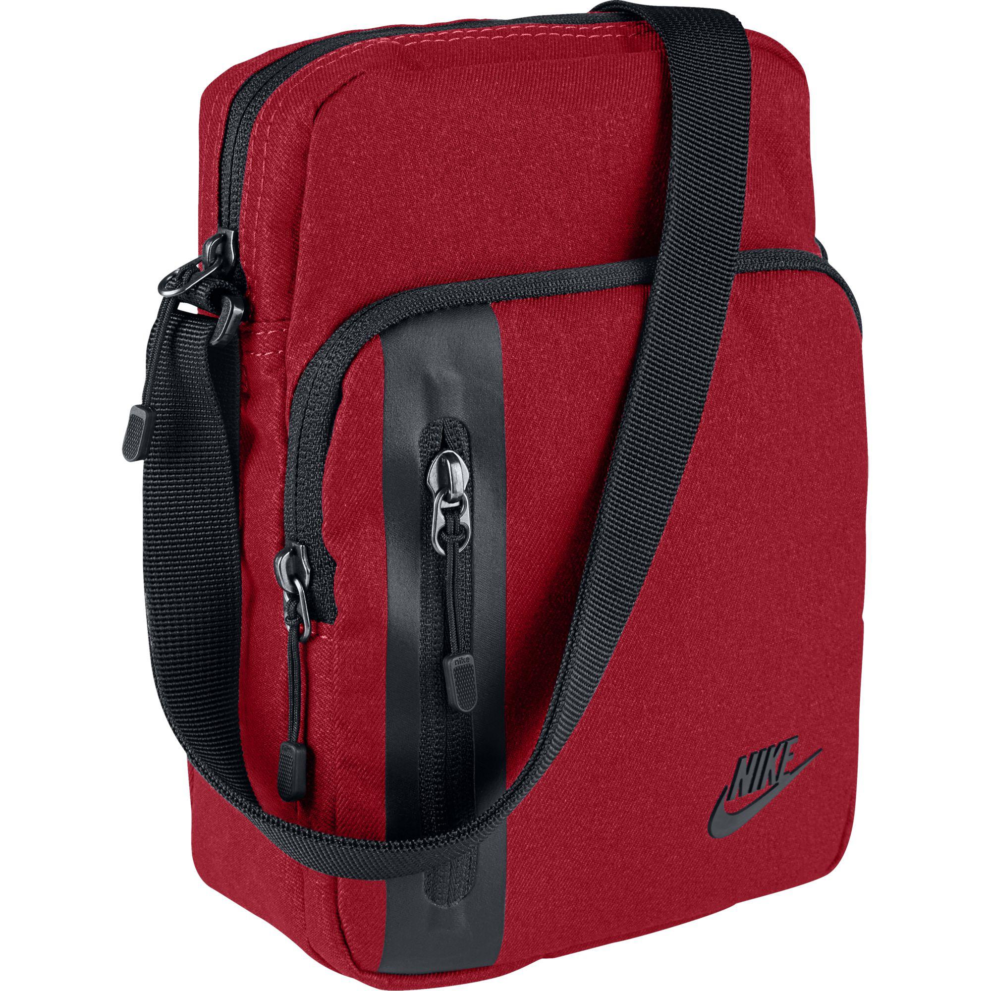 Nike Mens Tech Small Items Bag - University Red/Black - 0
