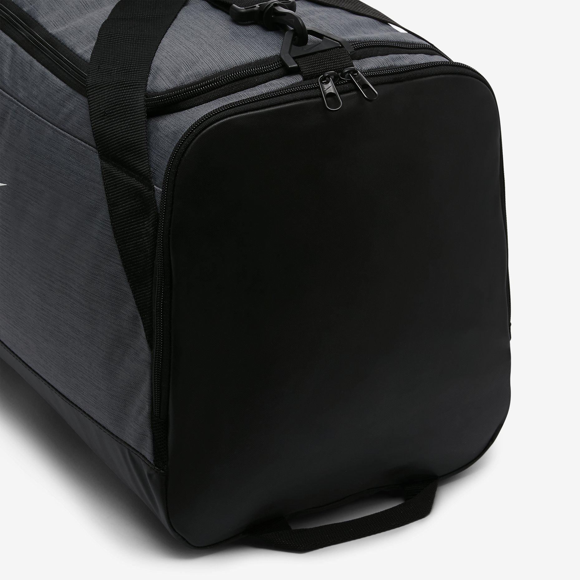 Nike Brasilia Medium Training Duffel Bag - Flint Grey/Black/White ...