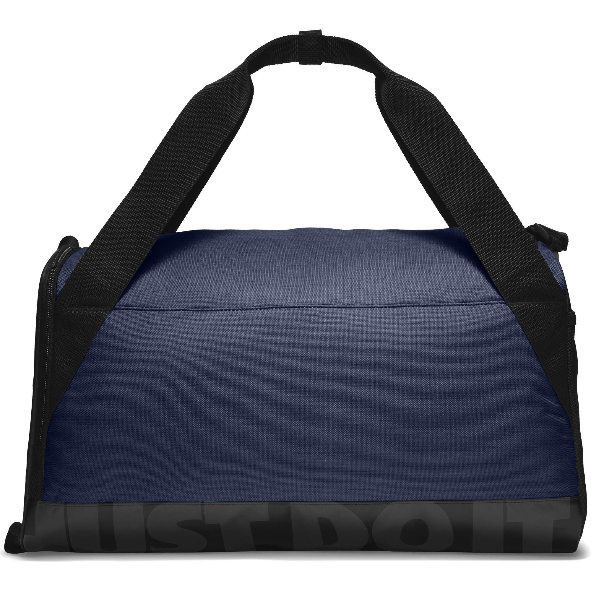 Nike Brasilia Small Training Duffel Bag Midnight Navy/Black/White
