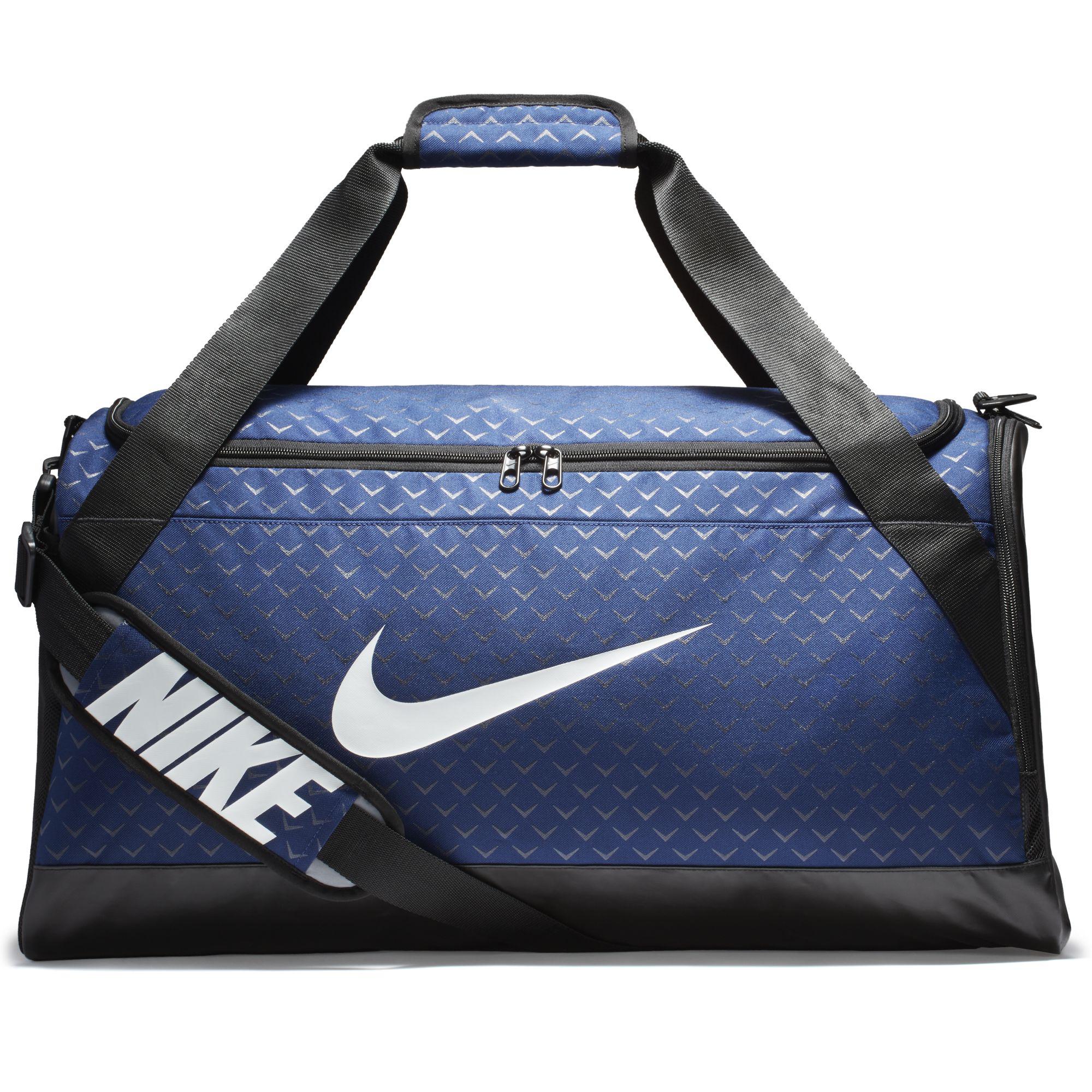 Nike Brasilia (Medium) Training Duffel Bag - Binary Blue/Black/White - 0