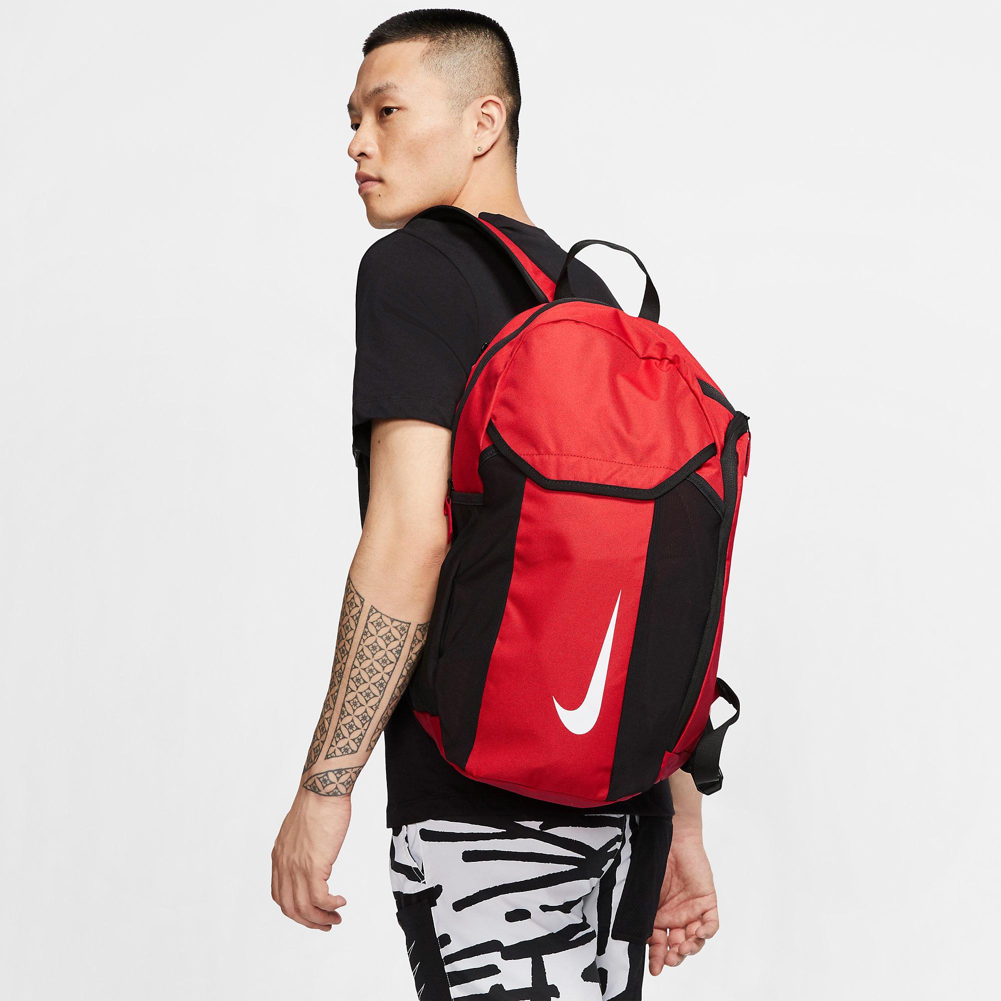 red nike backpack academy