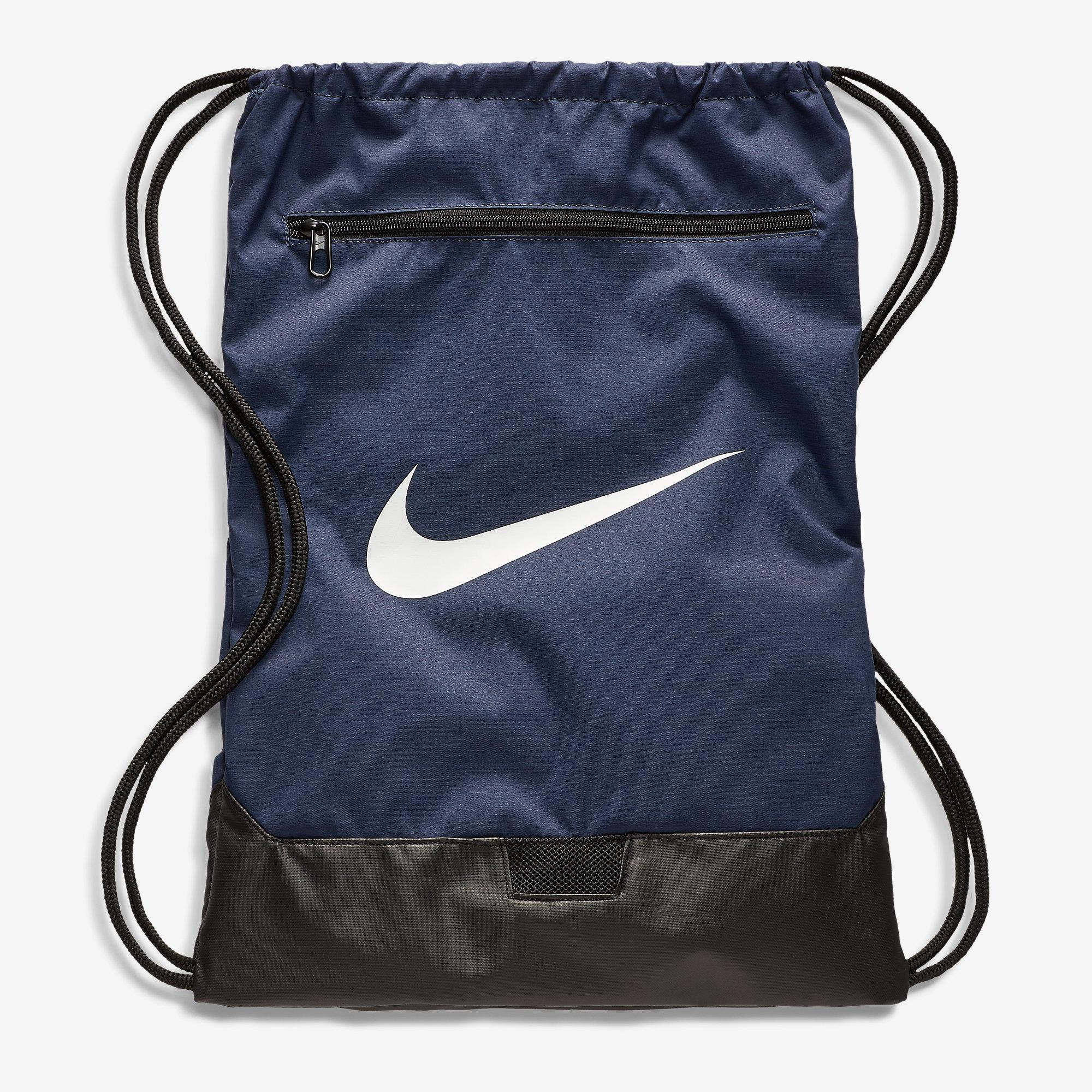 Nike Brasilia Gym Sack Navy Blue