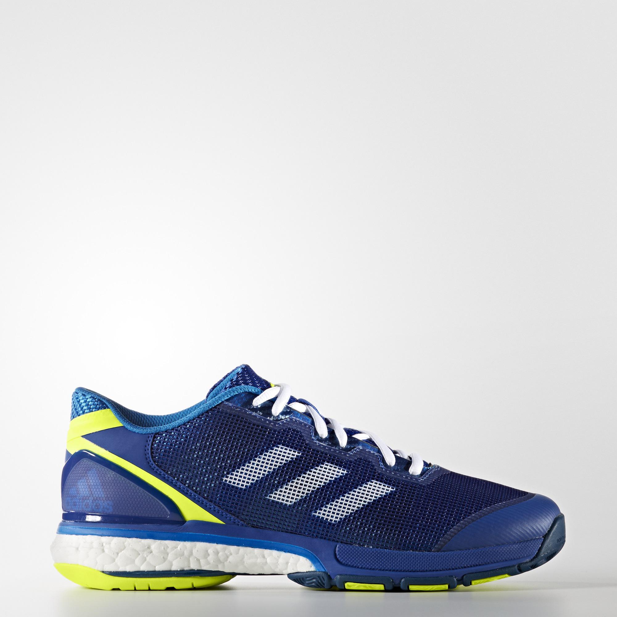 Encyclopedia Fremskynde udeladt Adidas Mens Stabil Boost 2 Indoor Shoes - Blue - Tennisnuts.com