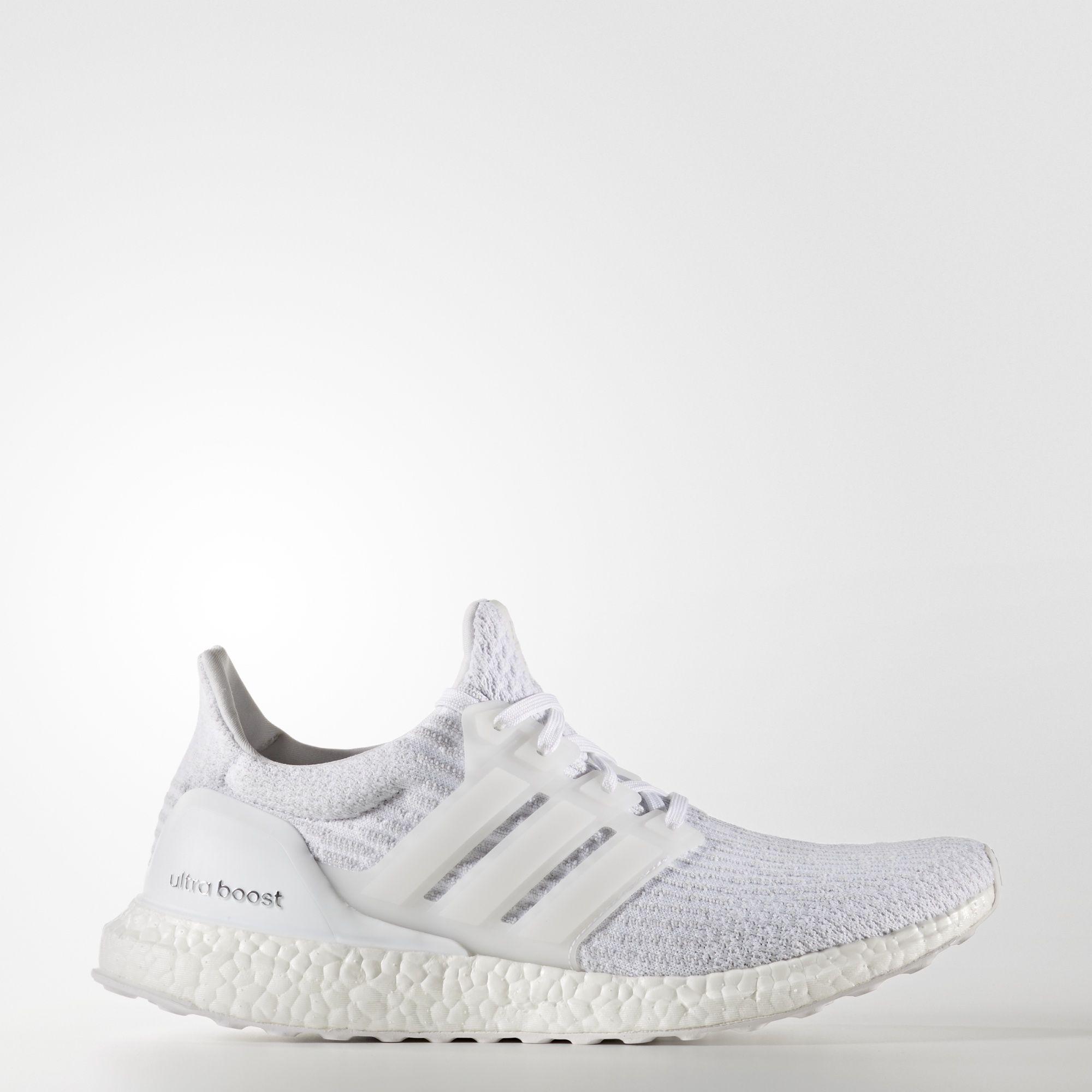 adidas men's ultra boost running shoes white