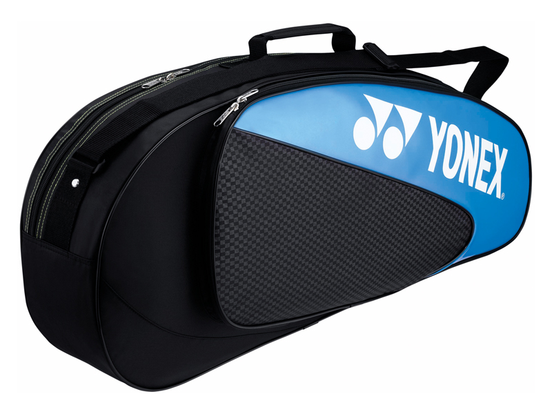 Yonex Club Series 3 Racket Bag Black/Turquoise (BAG5323EX