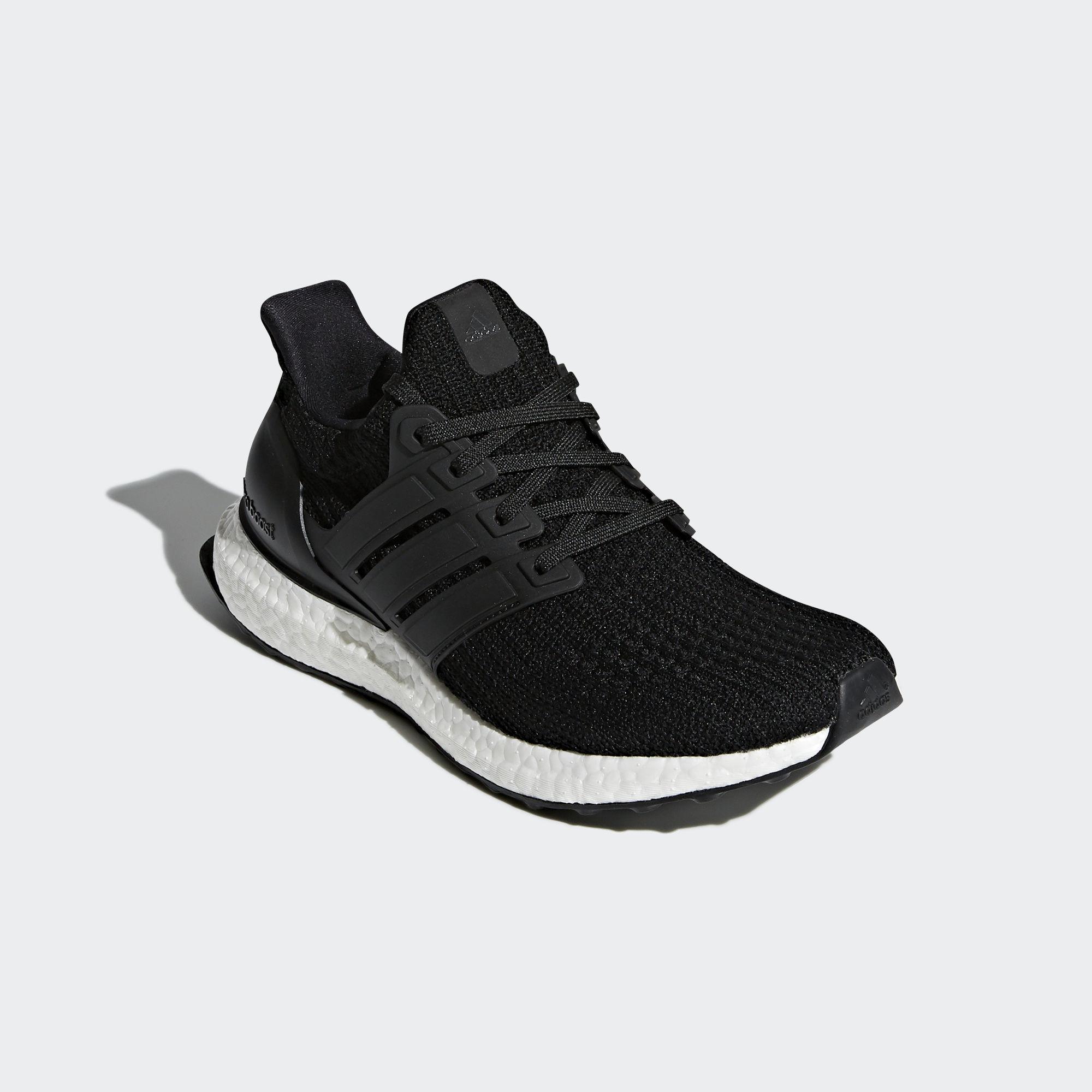 Adidas Womens Ultra Boost Running Shoes - Core Black - Tennisnuts.com