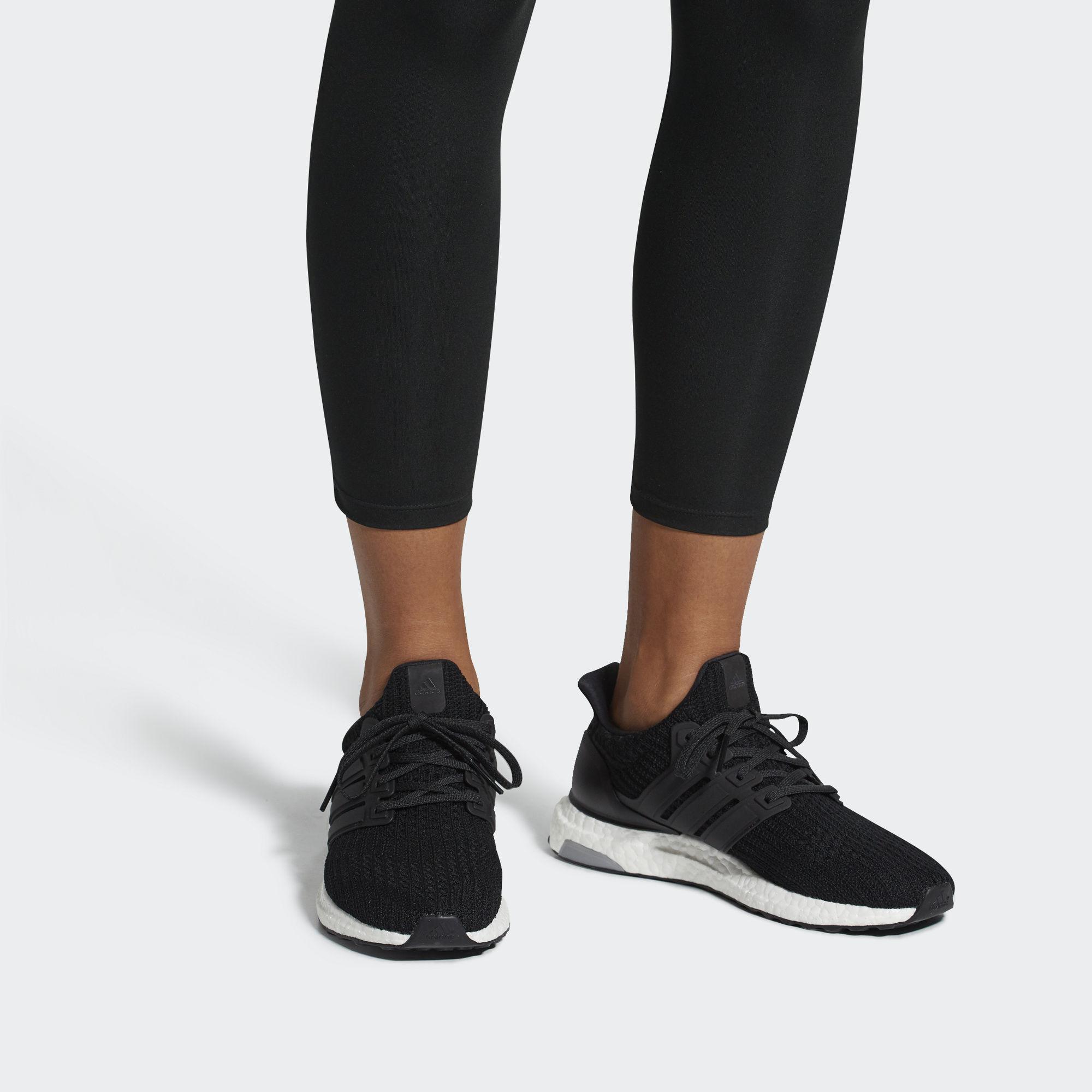 Adidas Womens Ultra Boost Running Shoes - Core Black - Tennisnuts.com
