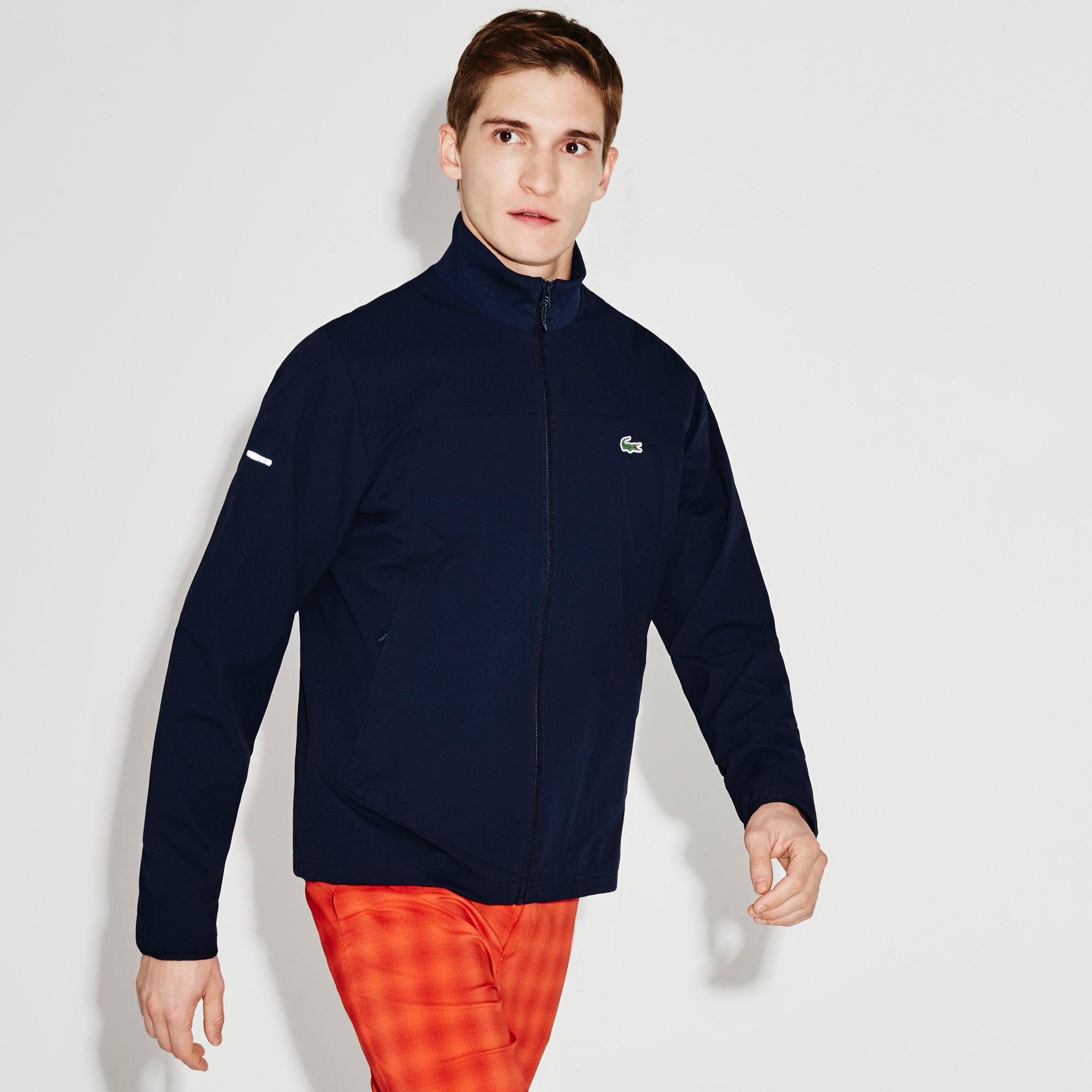 Lacoste Sport Mens Jacket - Navy Blue - Tennisnuts.com