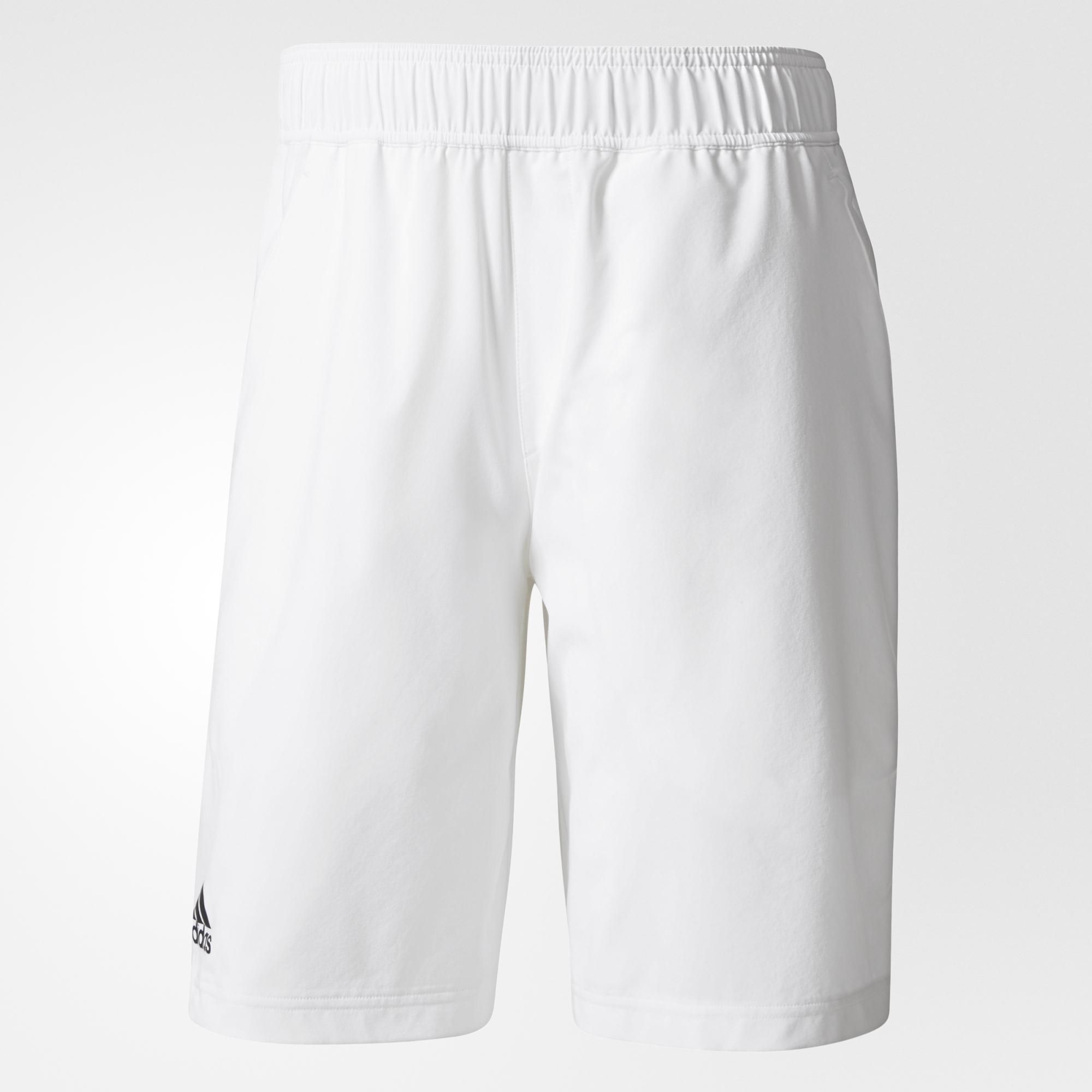 Adidas Mens Advantage Shorts - White 