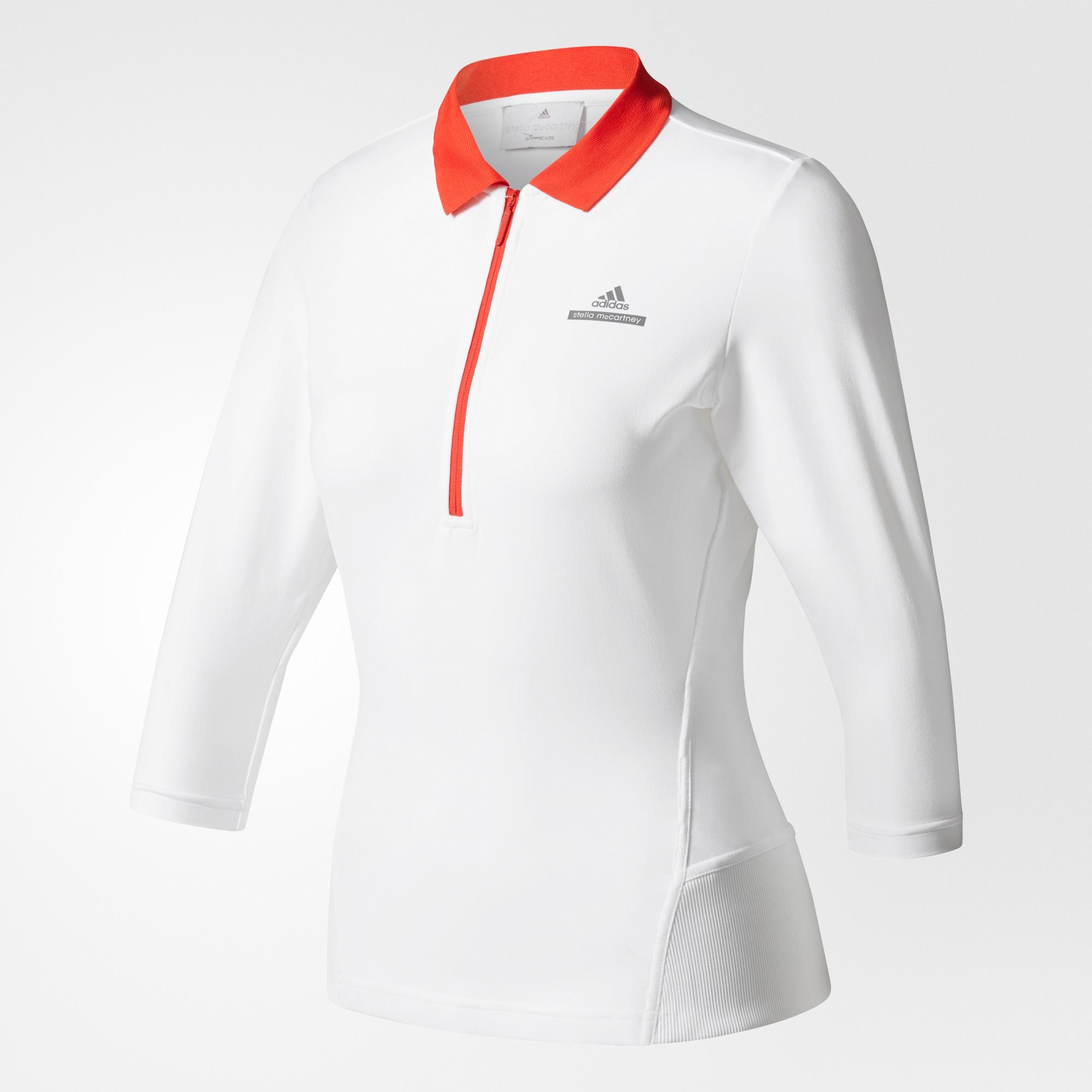 white adidas long sleeve top