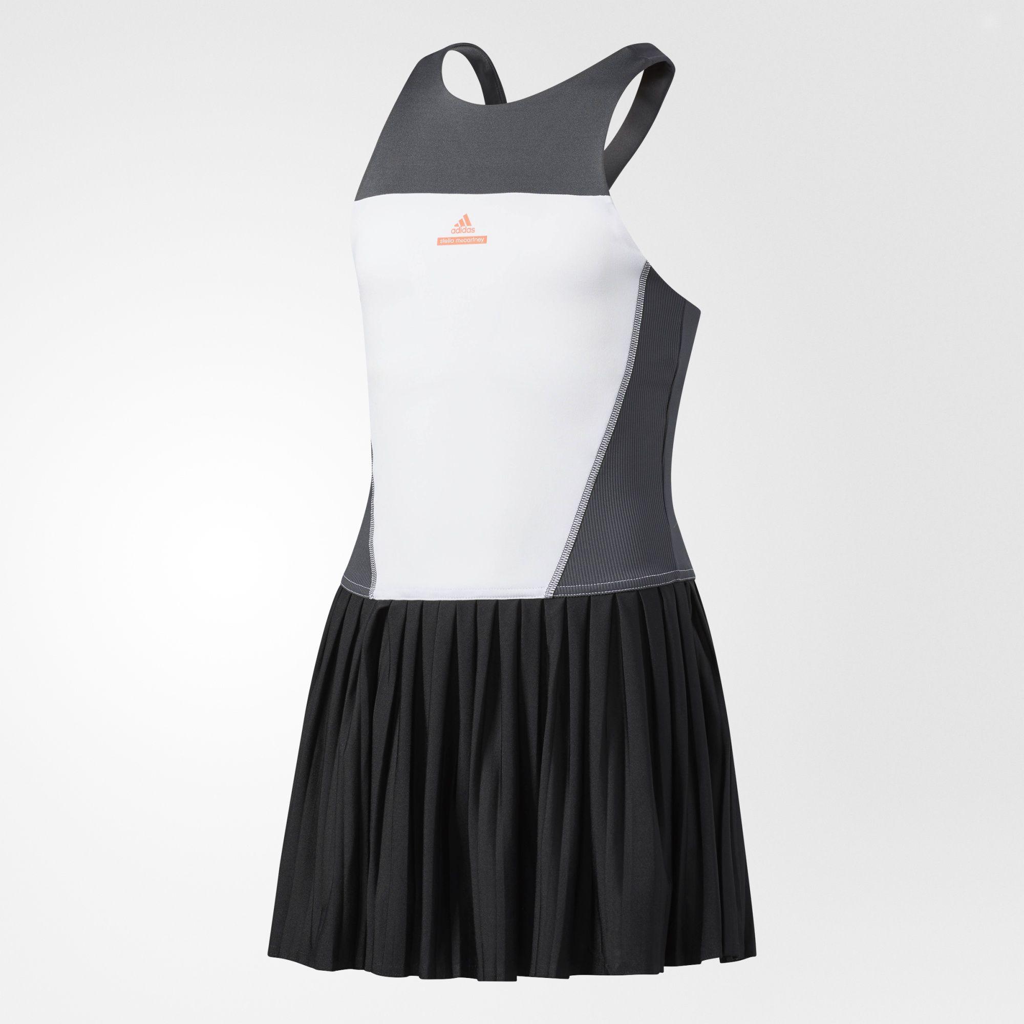 detective Los invitados comunidad Adidas Girls Stella McCartney Dress - Black/White - Tennisnuts.com