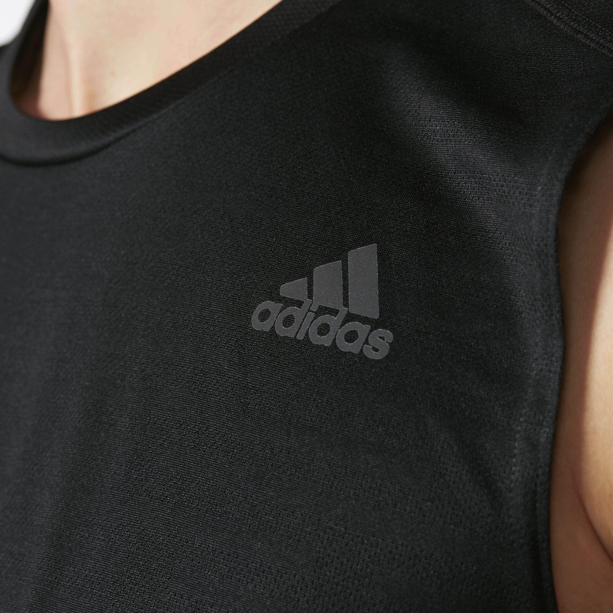 Adidas Mens Response Sleeveless Tee Black
