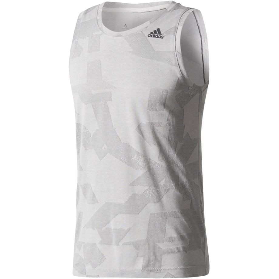 Adidas Mens FreeLift Elite Tank Top Gretwo Grey